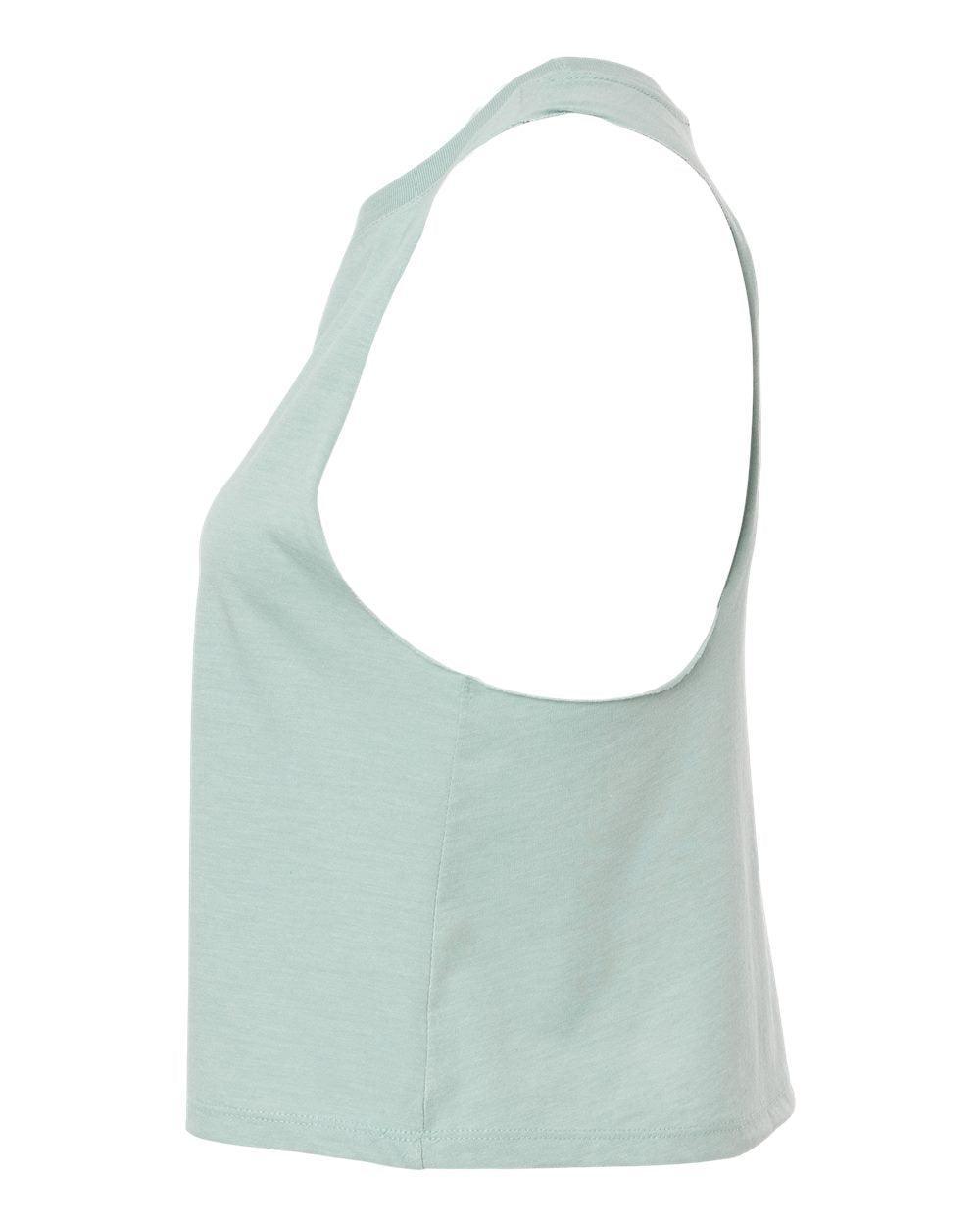 Womens Idaho Cropped Muscle Tank - Idaho Livin