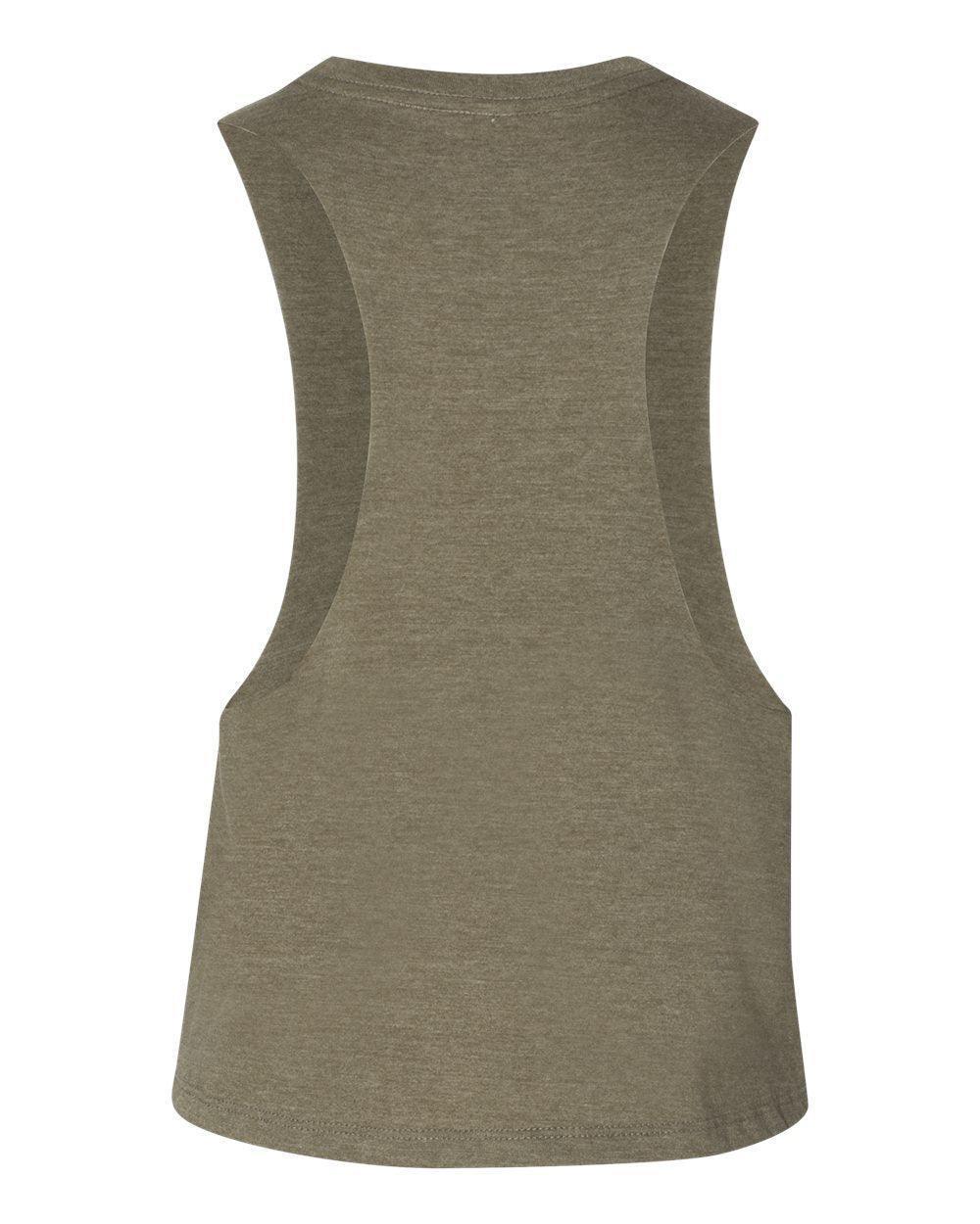 Women's OG cropped muscle tank - Idaho Livin