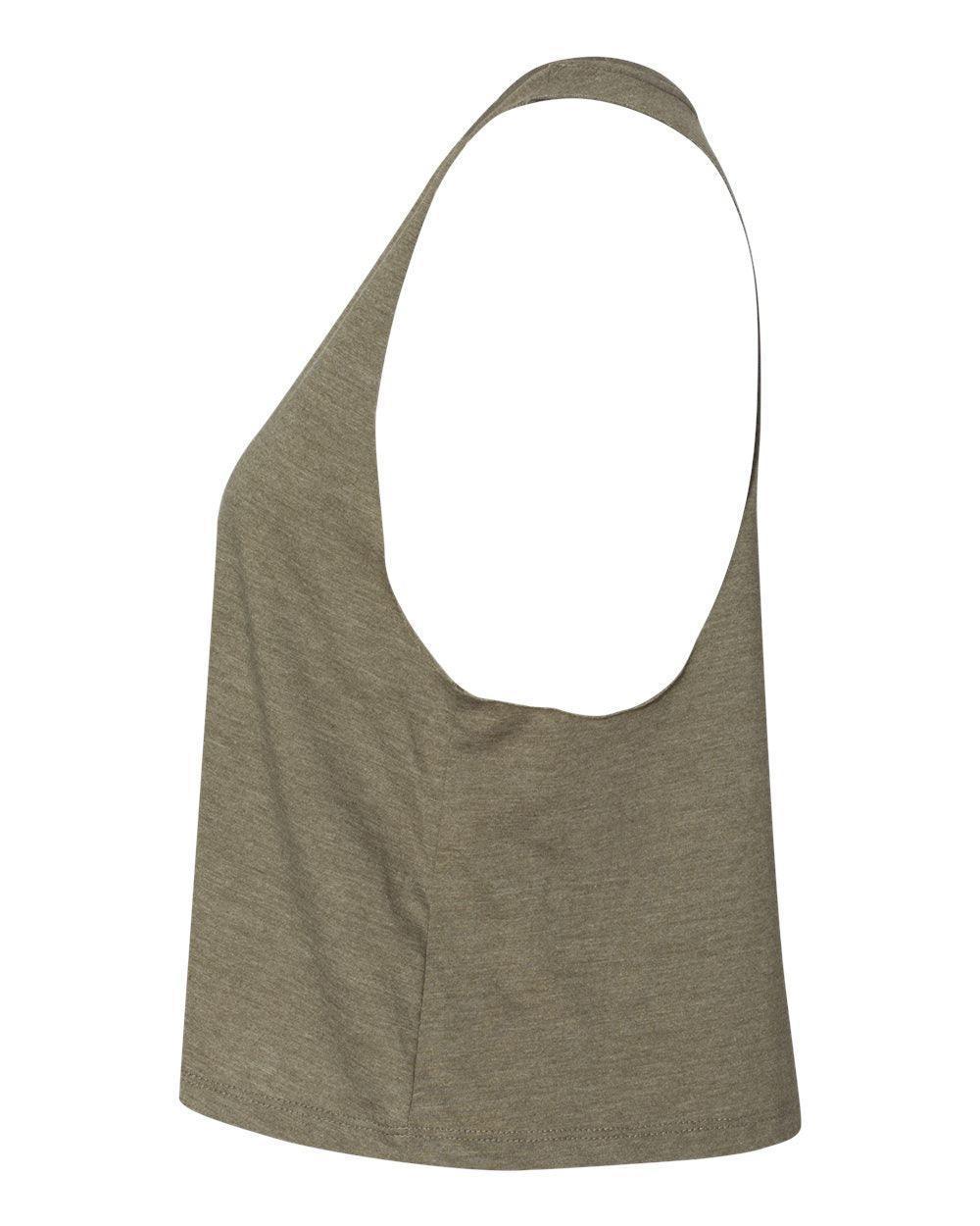 Women's OG cropped muscle tank - Idaho Livin