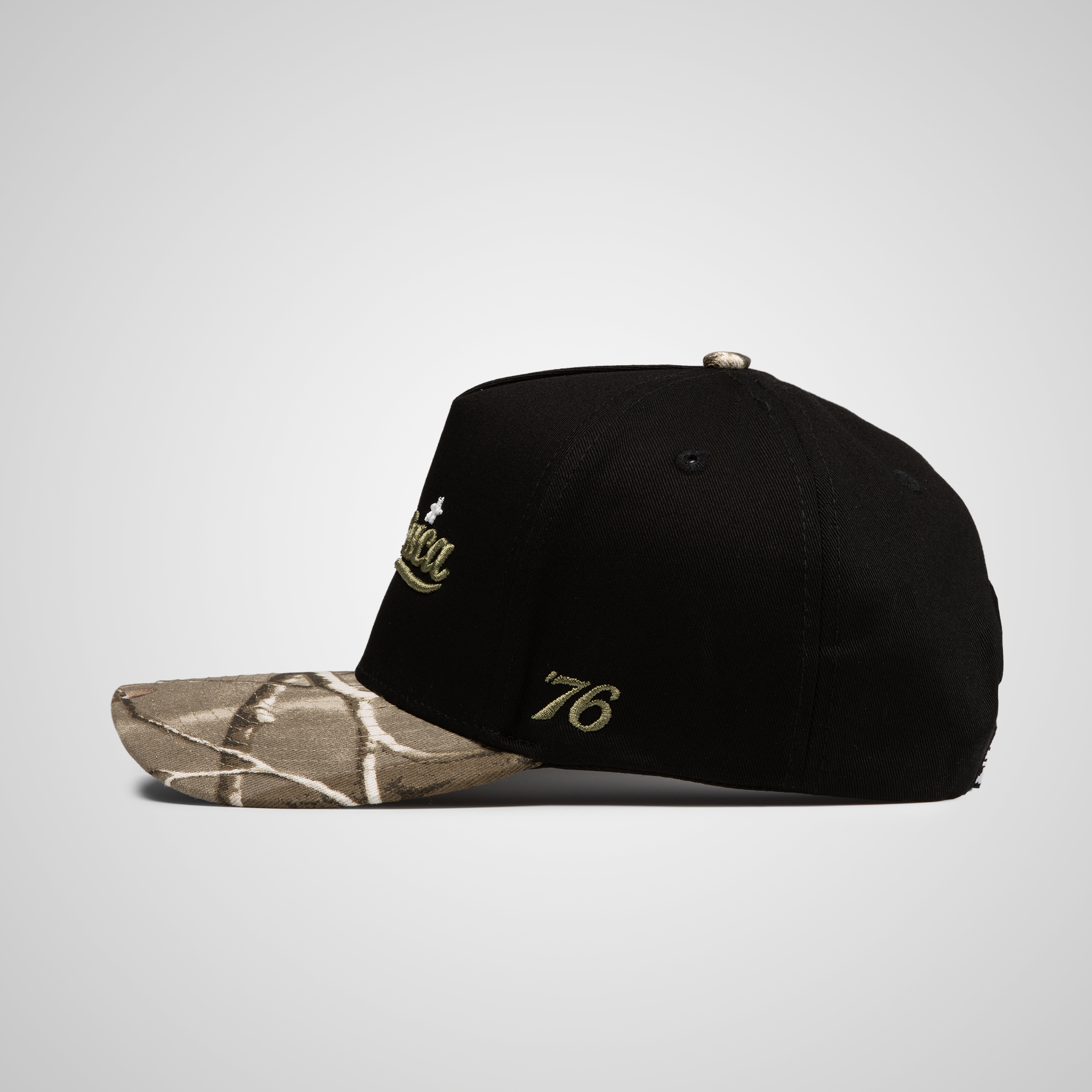 America Retro Hat | Black Camo