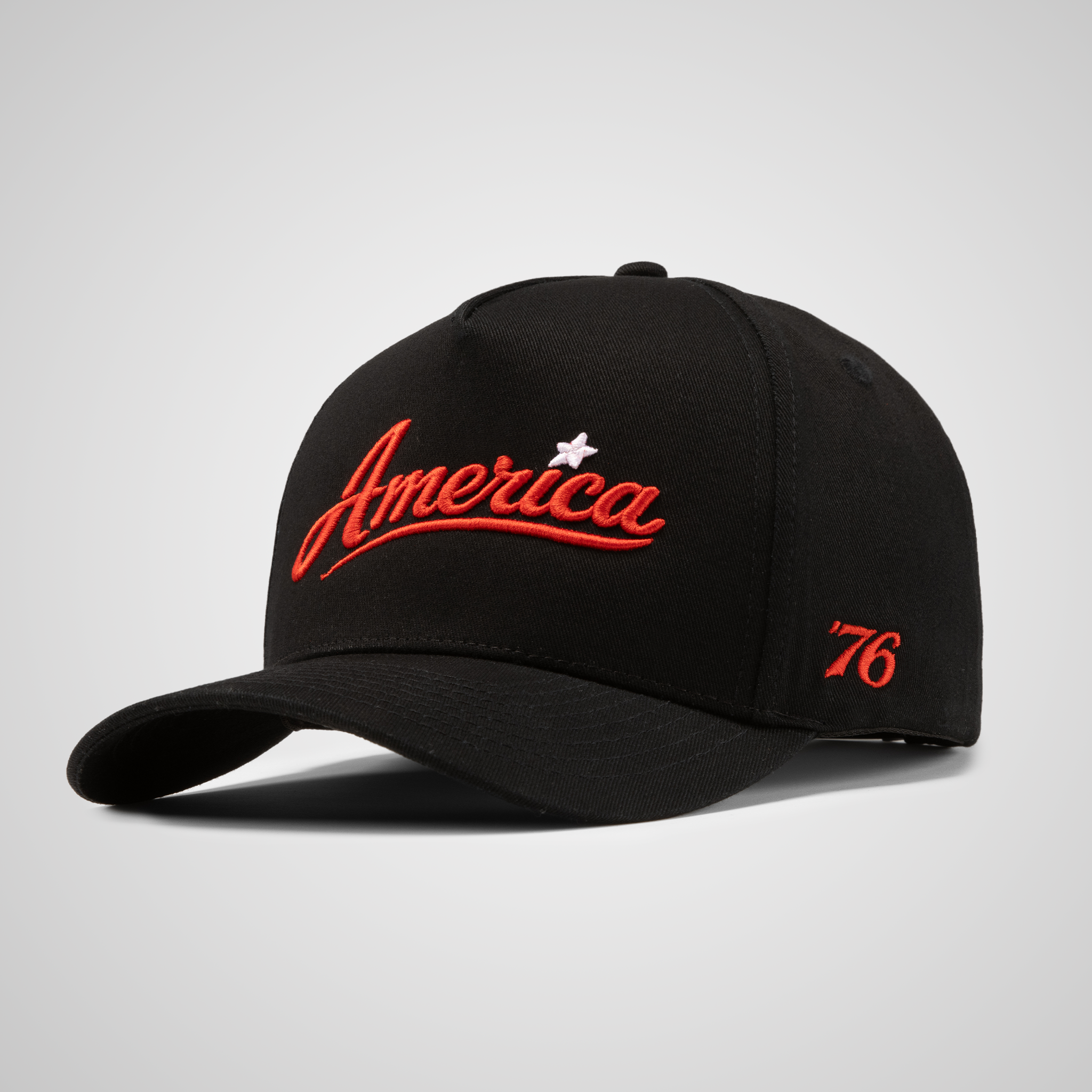 America Retro Hat | Black