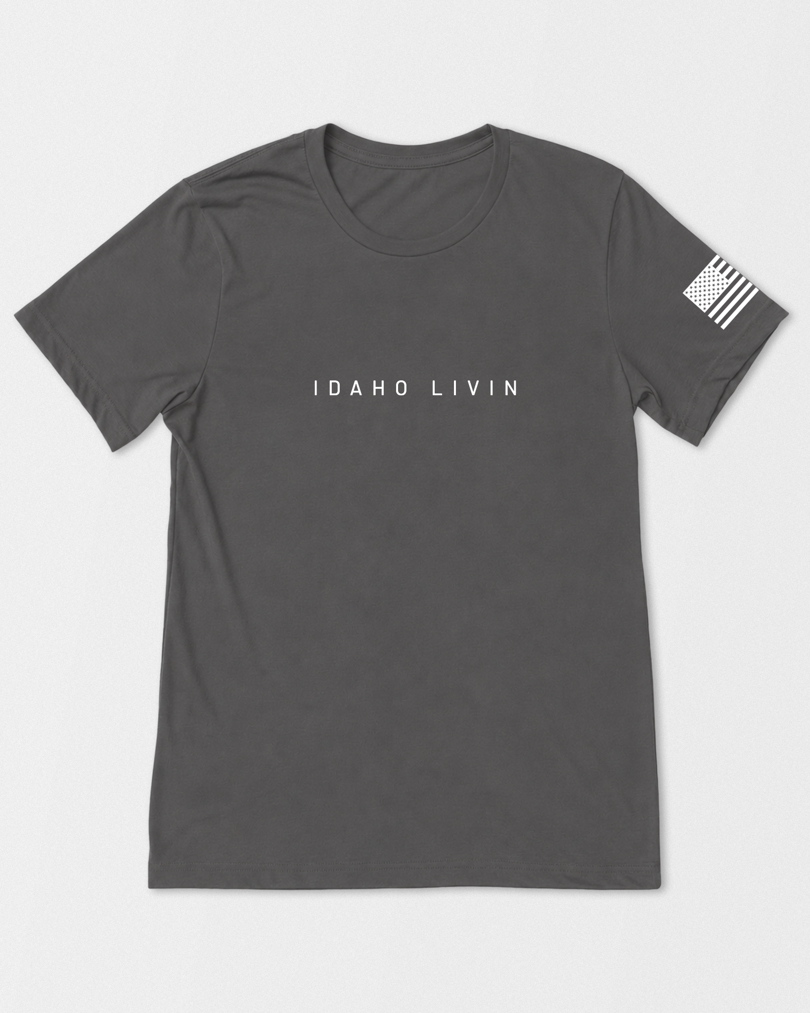 Unisex Branded Flag T-Shirt | Asphalt