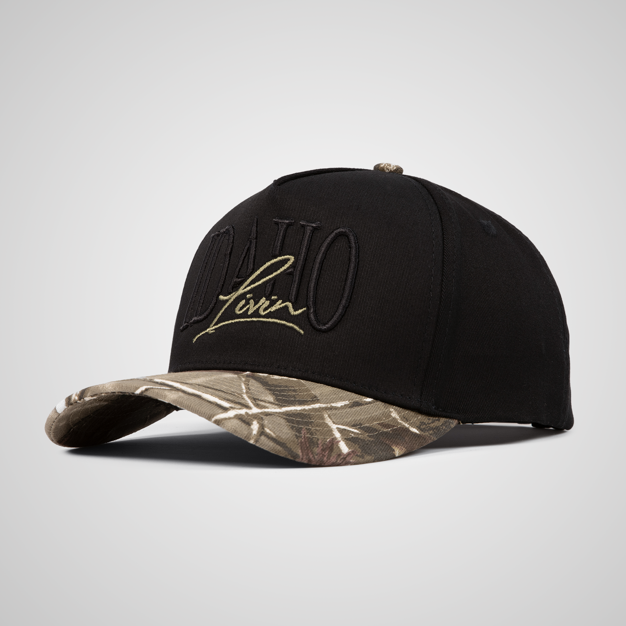 Idaho Script Retro - Black/Camo