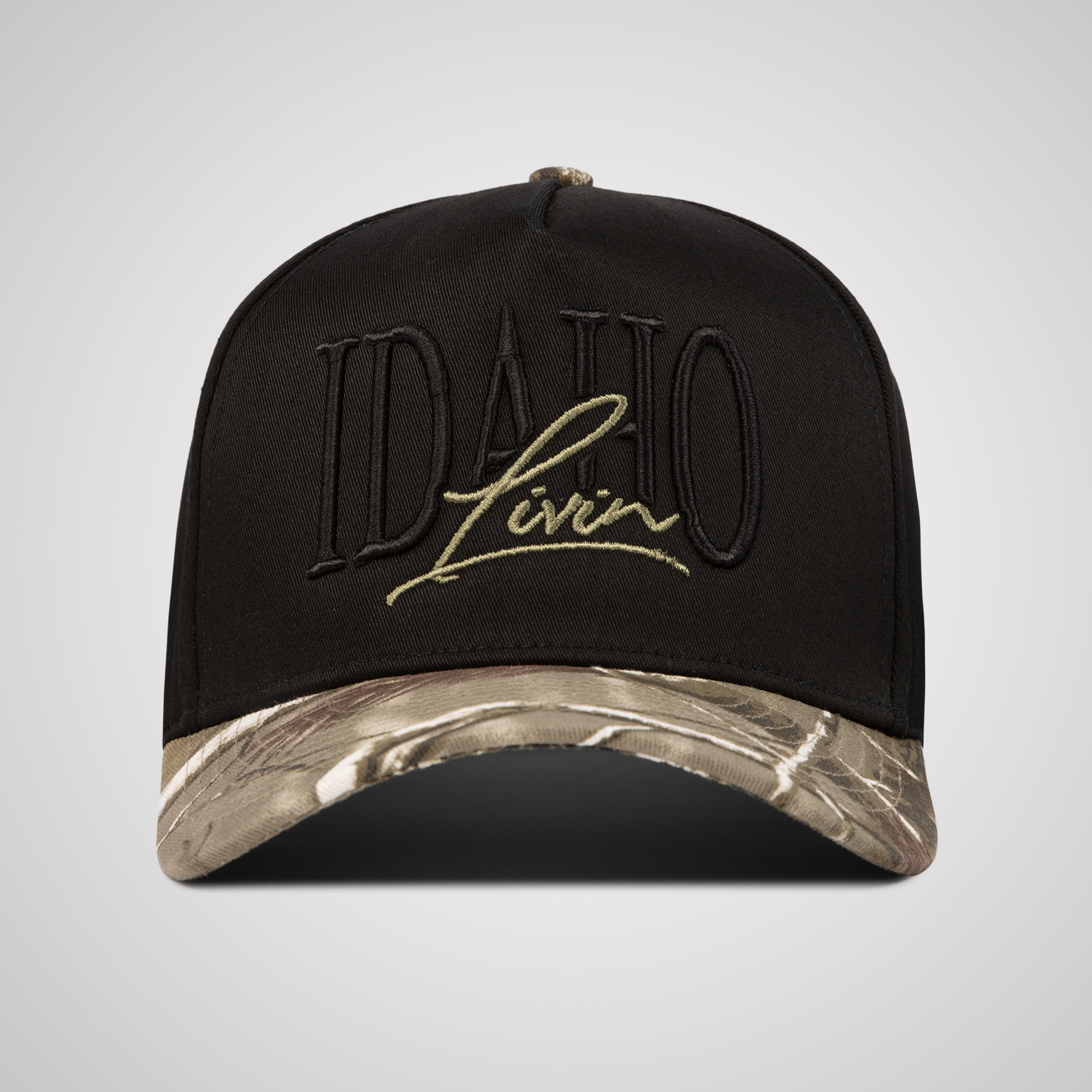 Idaho Script Retro - Black/Camo