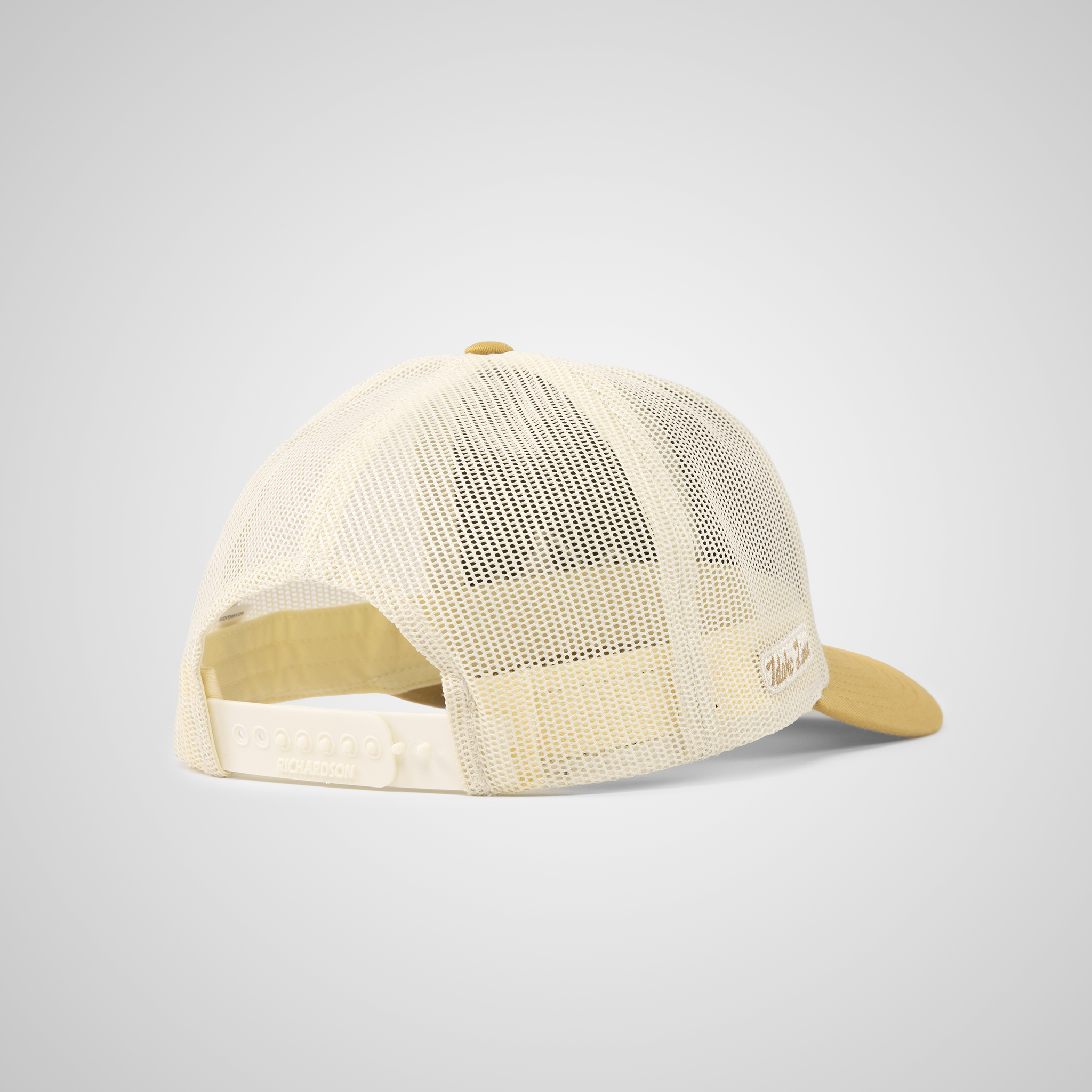 Low Profile Peak Trucker Hat | Heather Birch/Amber Gold