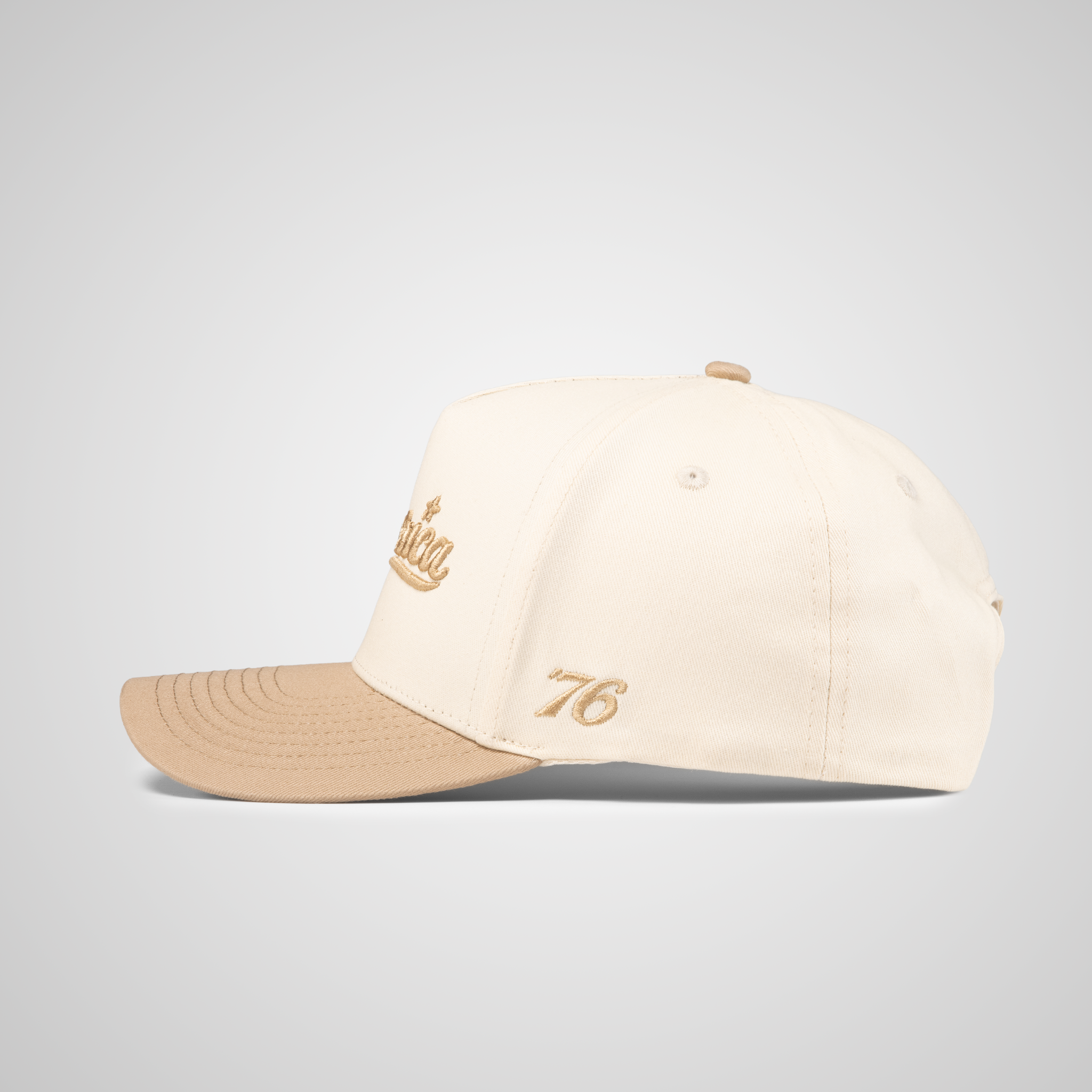 America Retro Hat | Beige Khaki