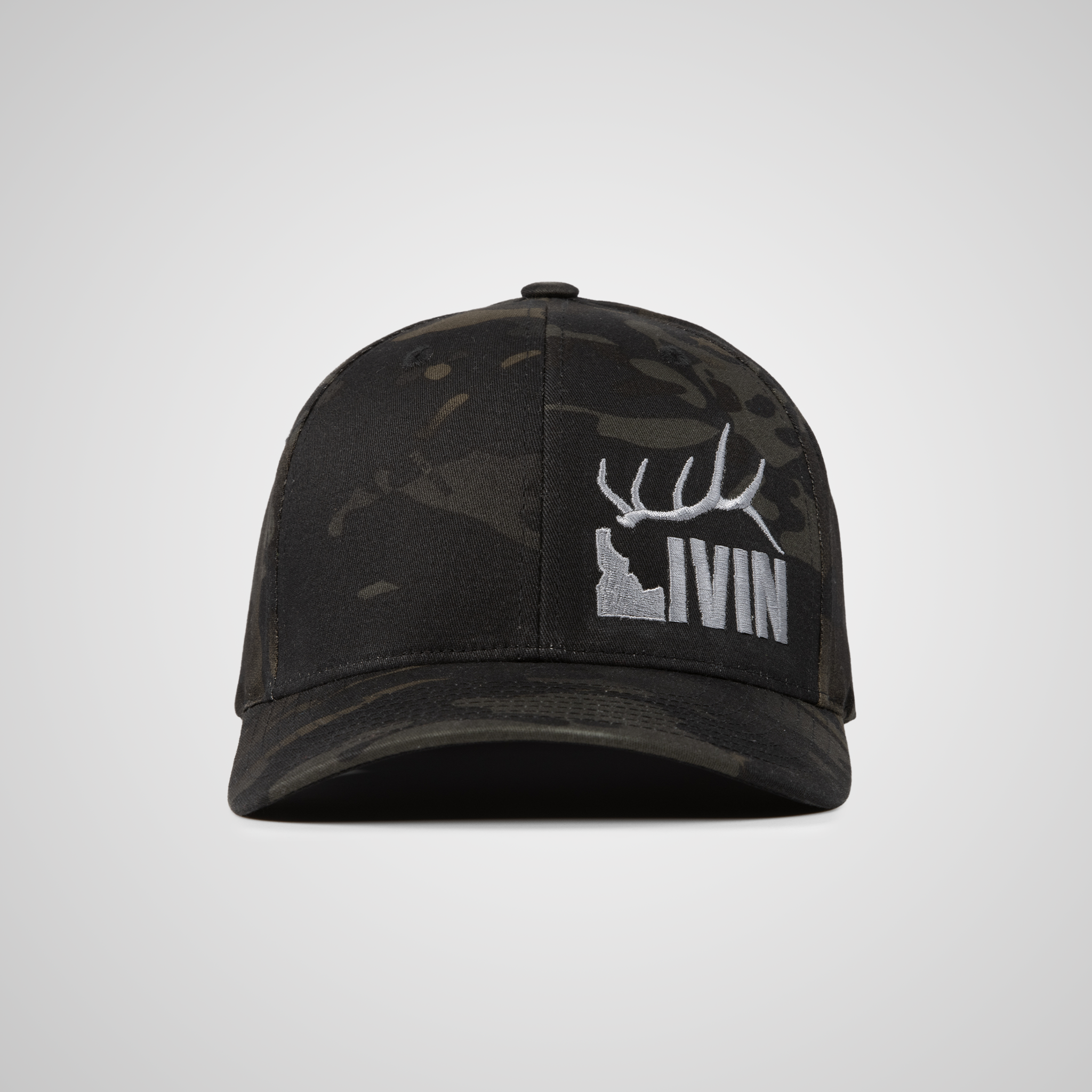 Elk Classic Flexfit Hat | Black Camo