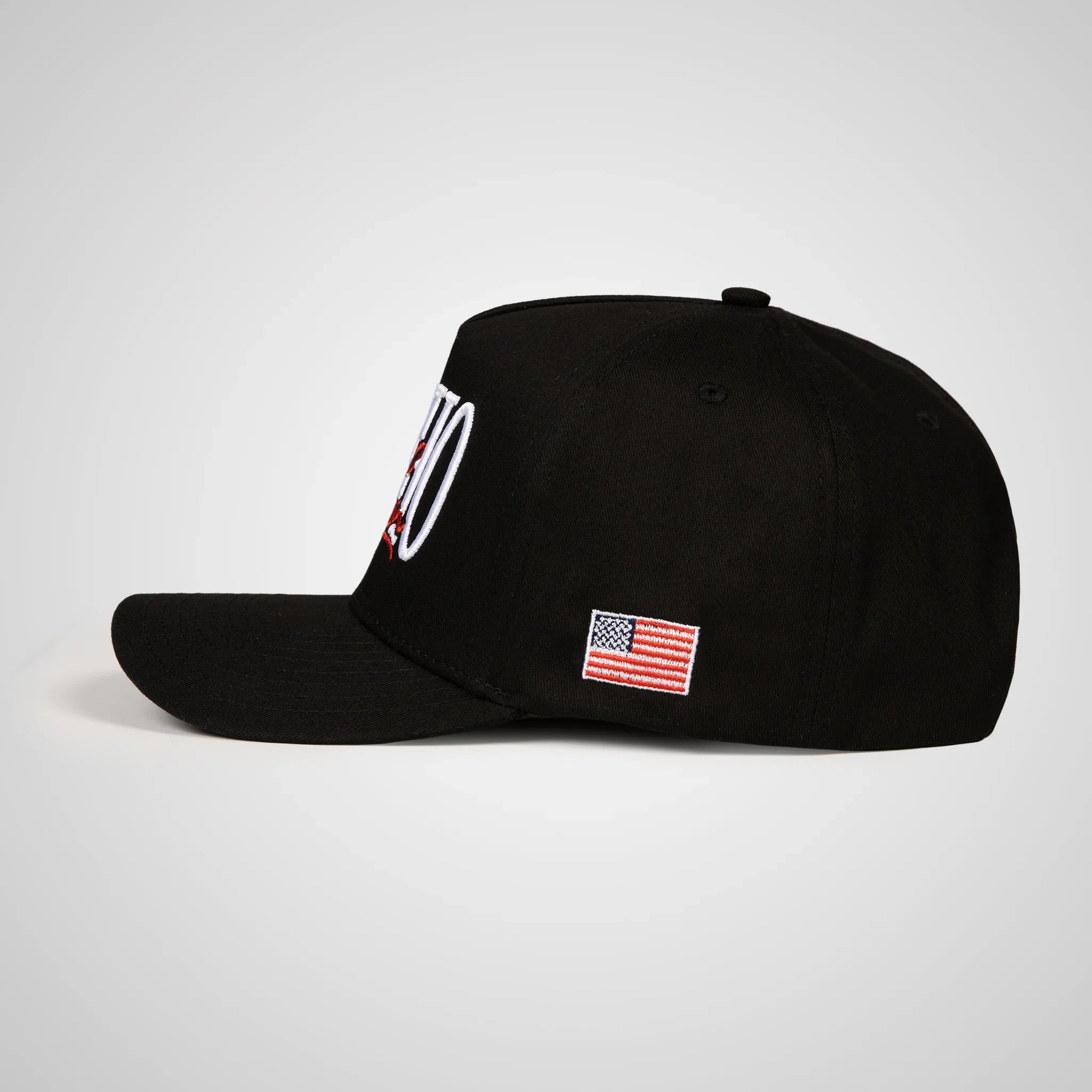 Idaho Script Flag Retro Hat - Black