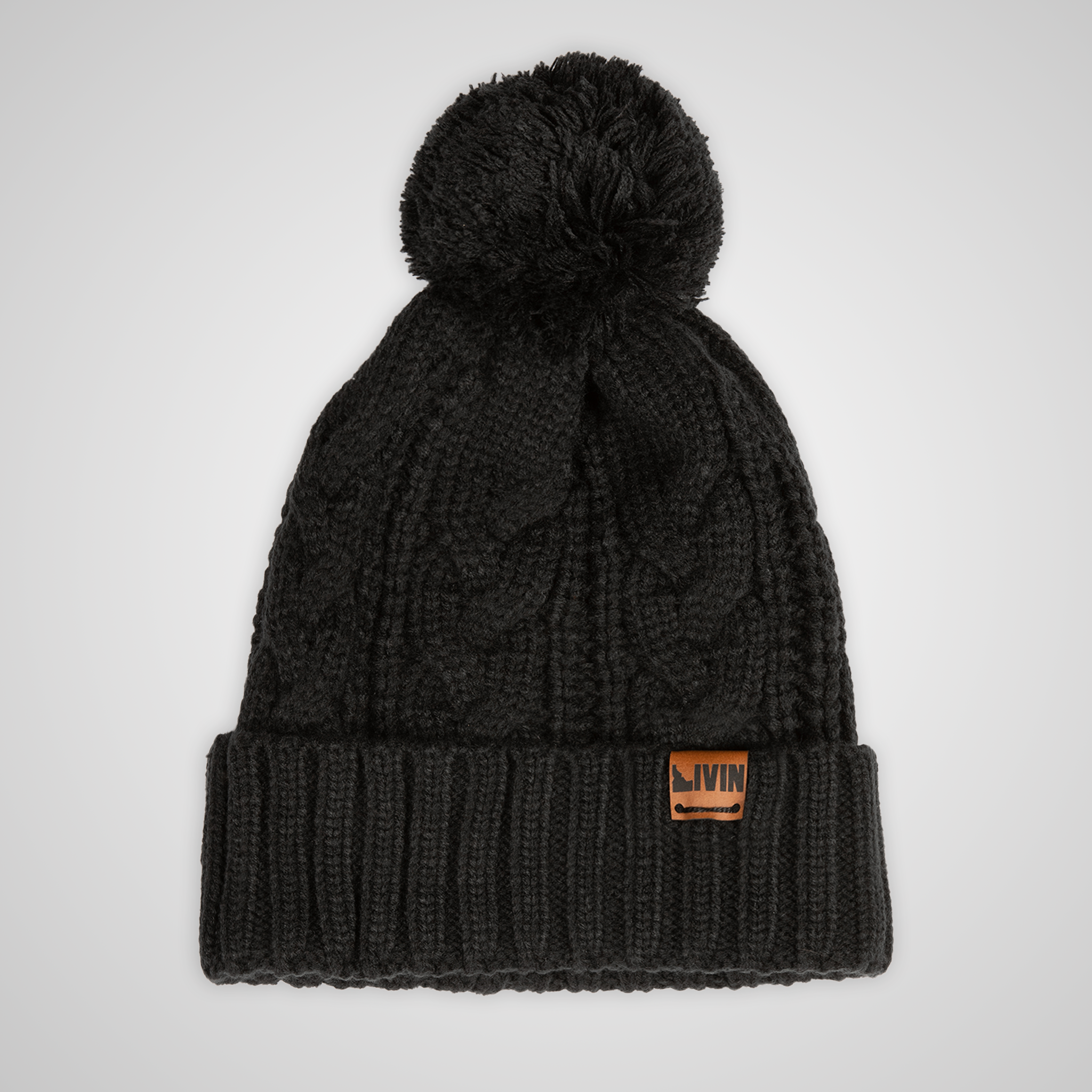 Women's Livin Pom Pom Beanie | Black