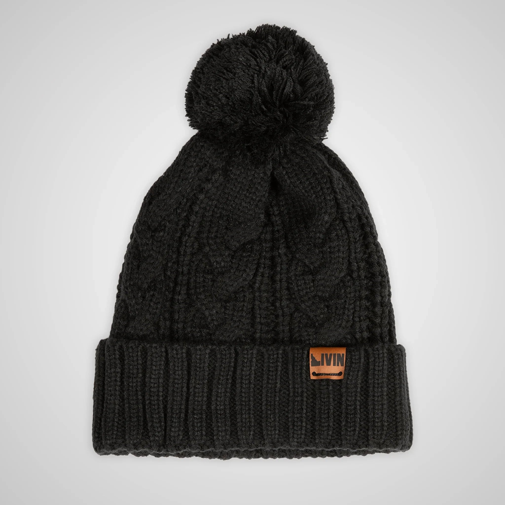 Women's Livin Pom Pom Beanie | Black