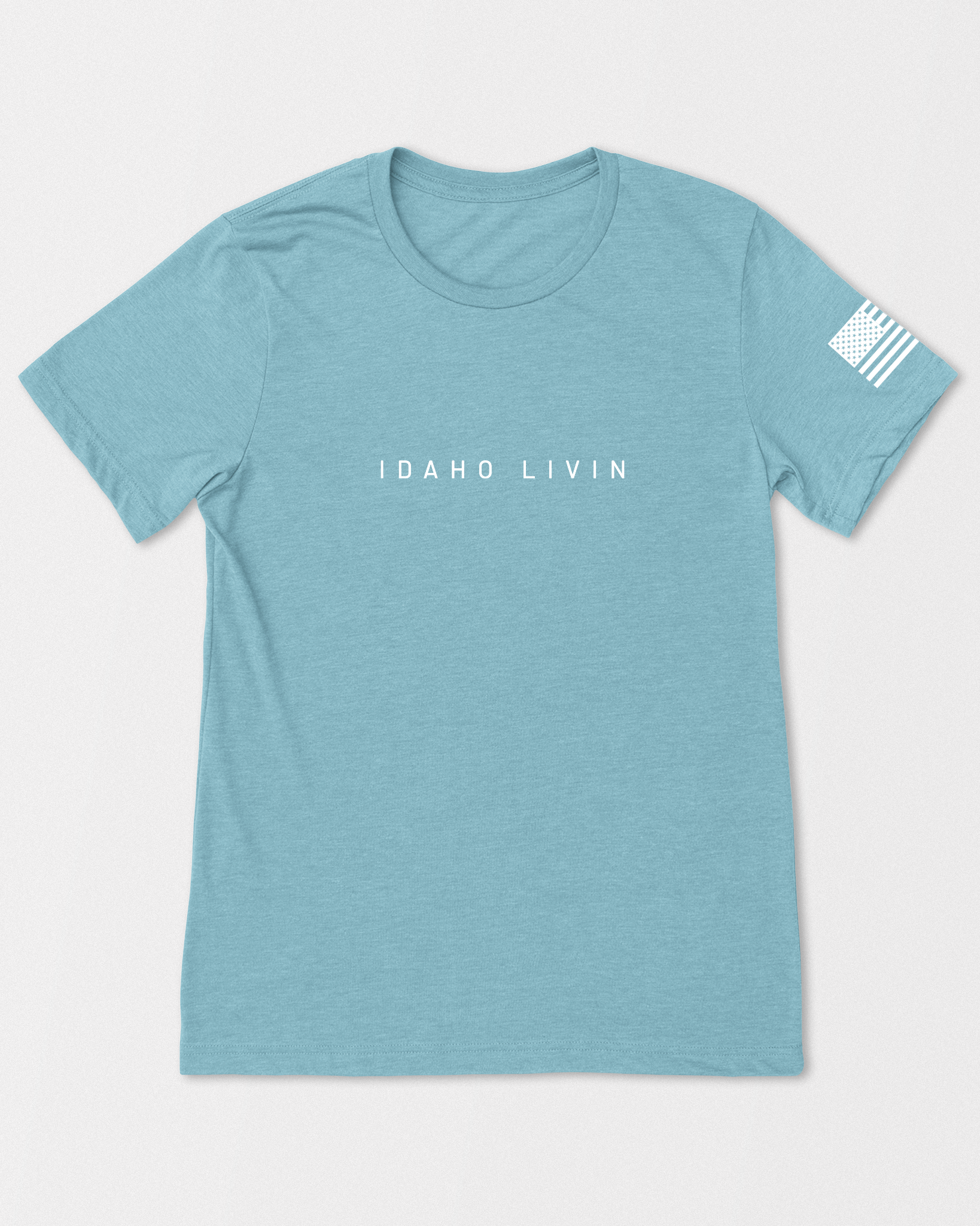 Unisex Branded Flag T-Shirt | Blue Lagoon