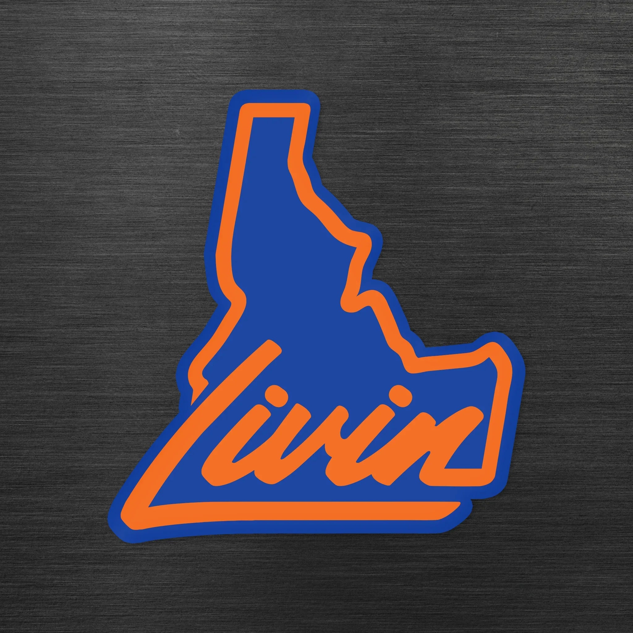 Blue & Orange Branded Magnet