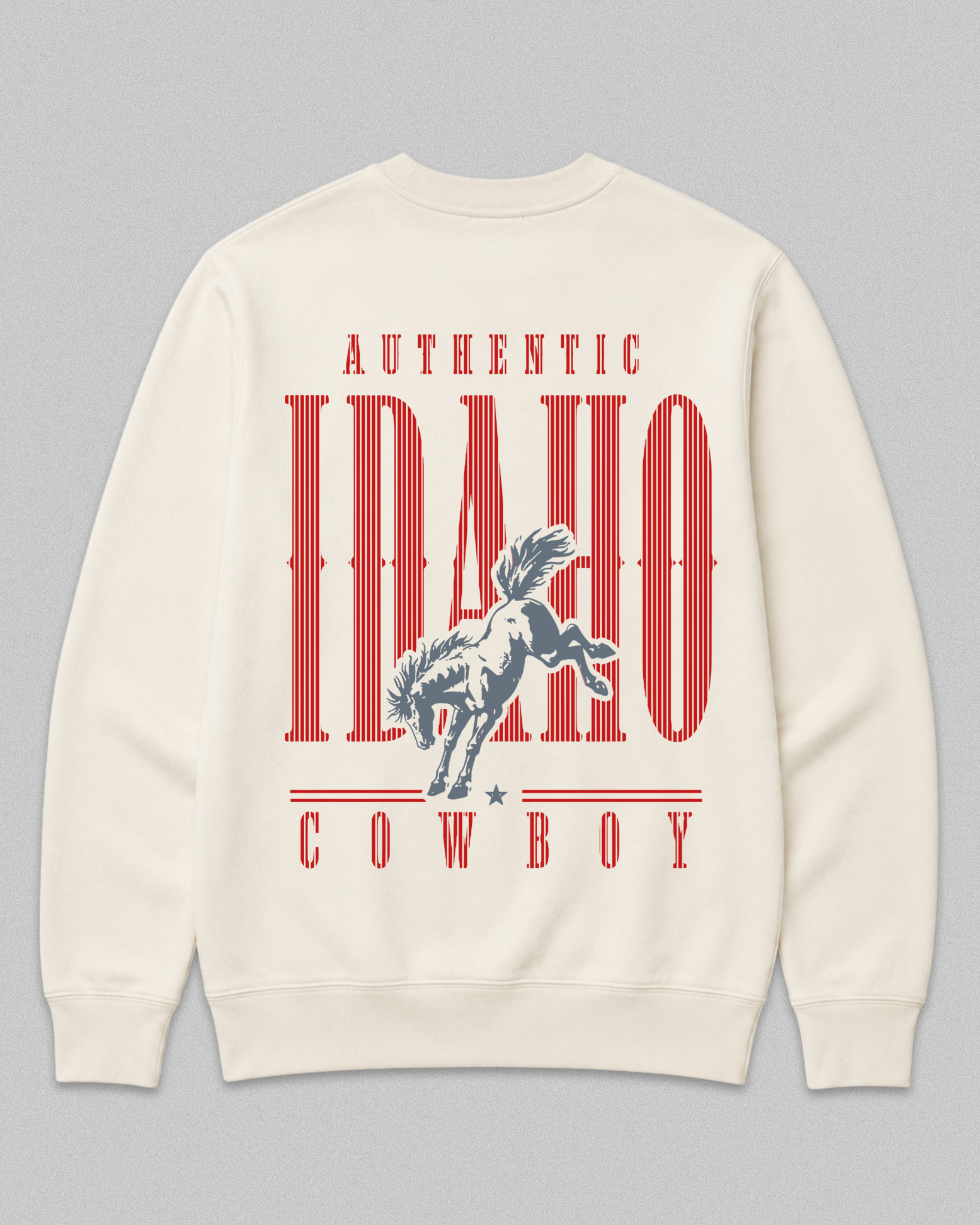 Bronco Heavyweight Crewneck | Bone