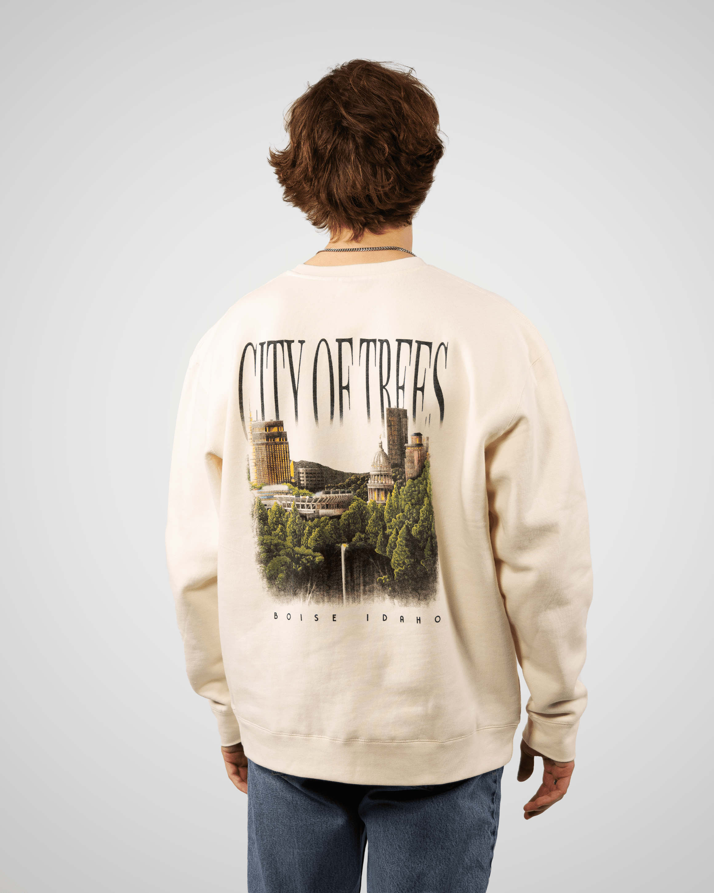 Unisex City Of Trees Heavyweight Crewneck
