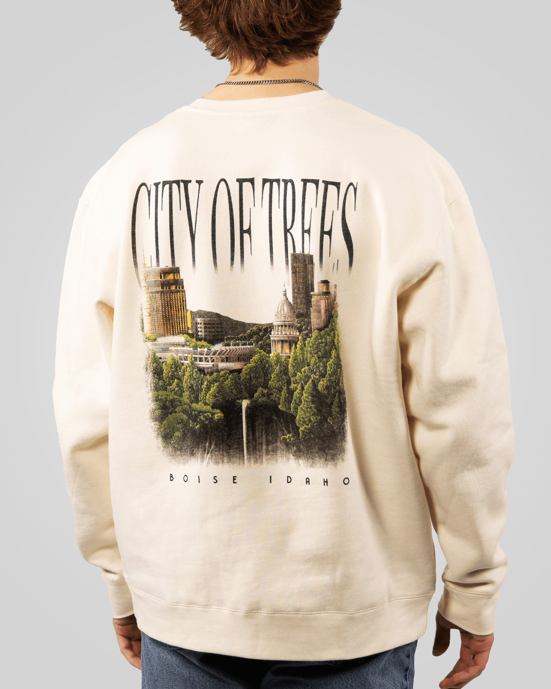 Unisex City Of Trees Heavyweight Crewneck