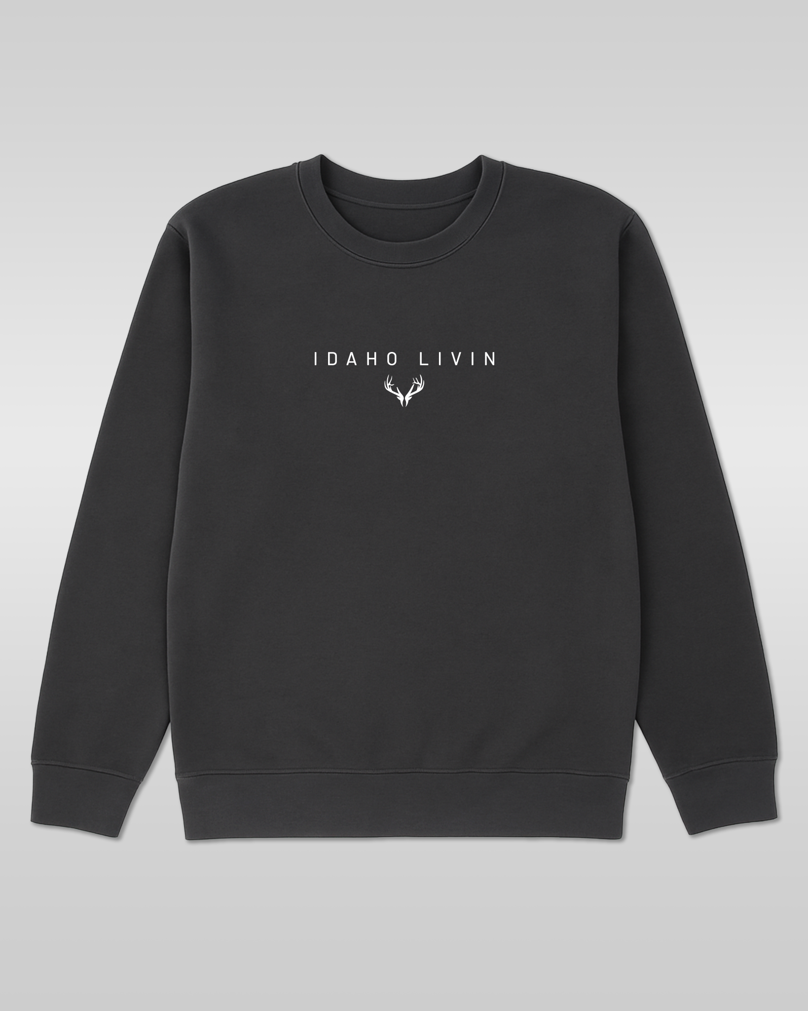Branded Elk Heavyweight Crewneck | Charcoal