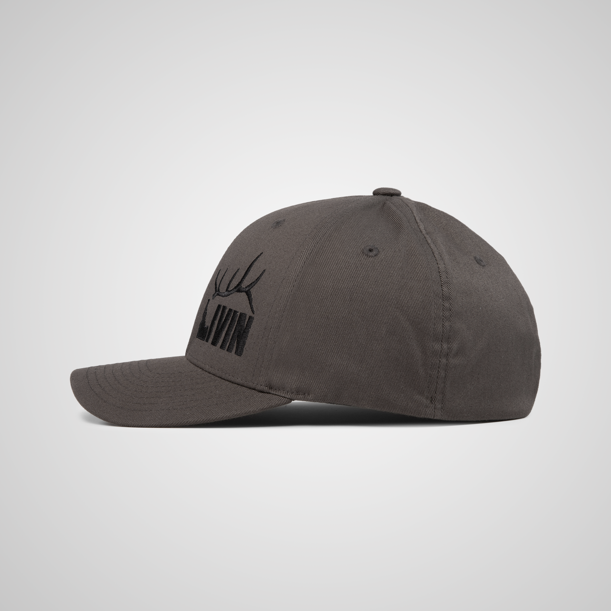 Elk Classic Flexfit Hat | Charcoal