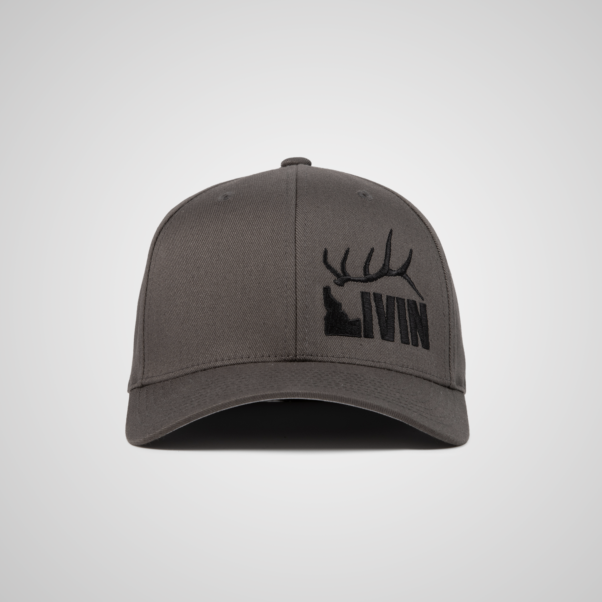 Elk Classic Flexfit Hat | Charcoal