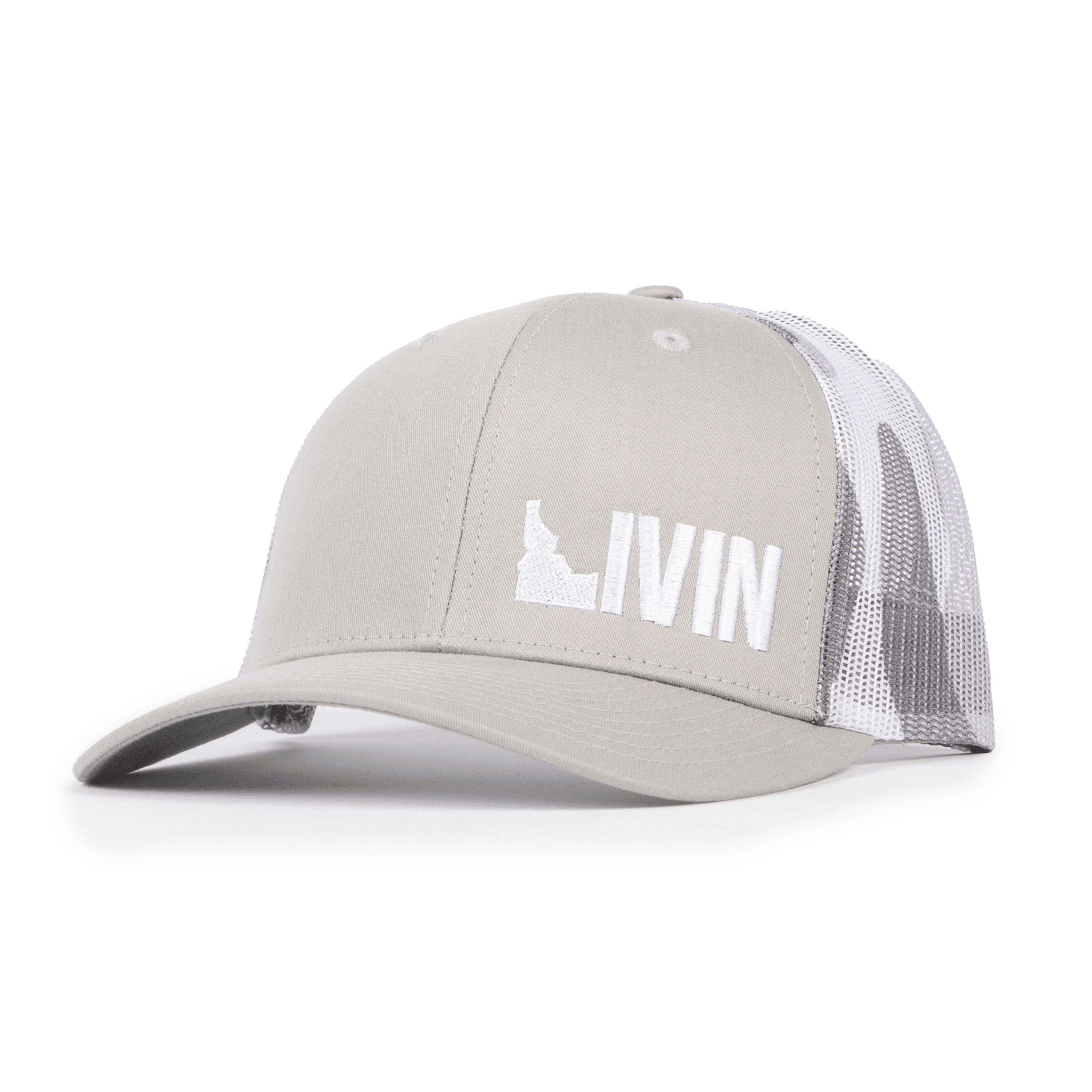 Printed Mesh Trucker Hat - Idaho Livin