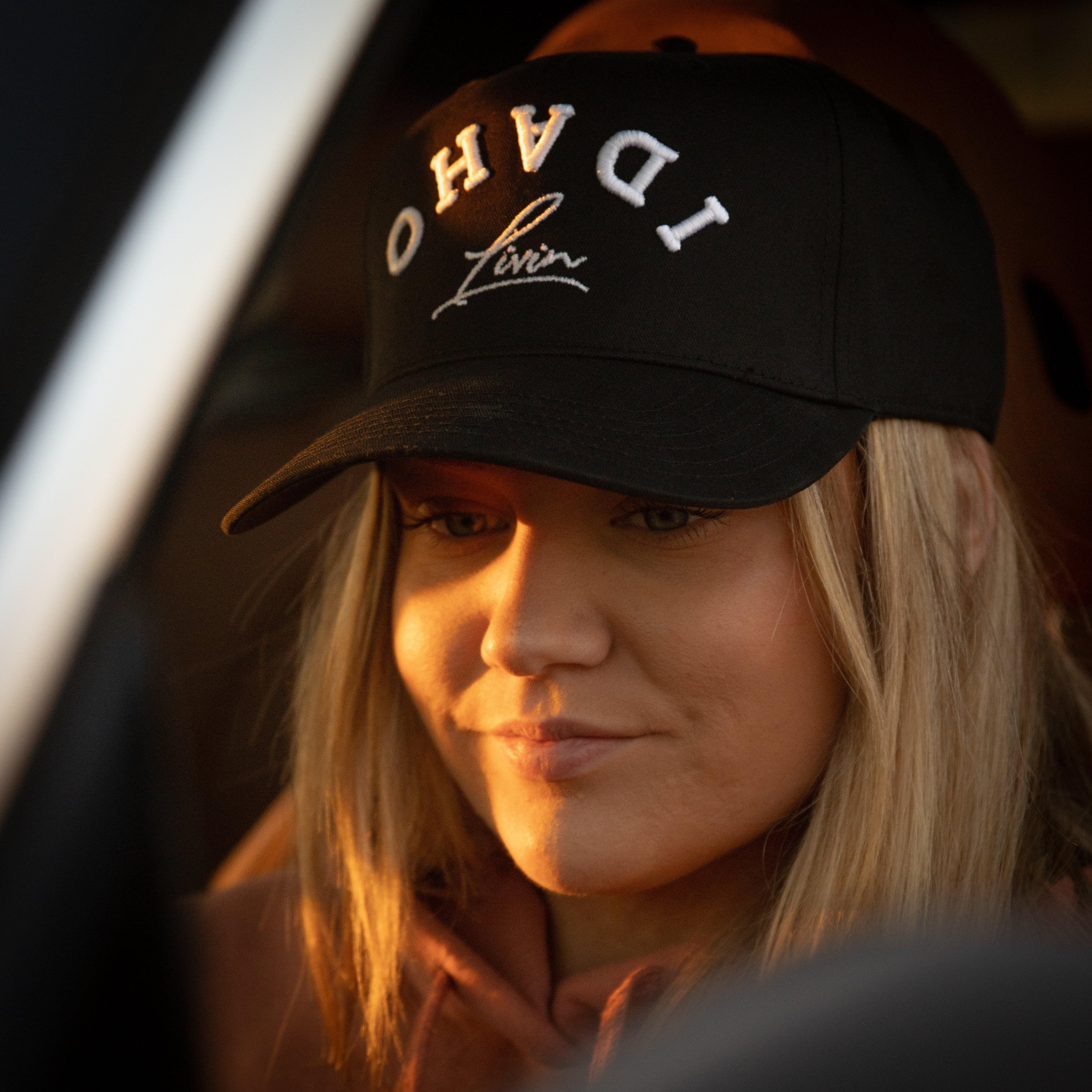 Upside Down Retro Hat - Black