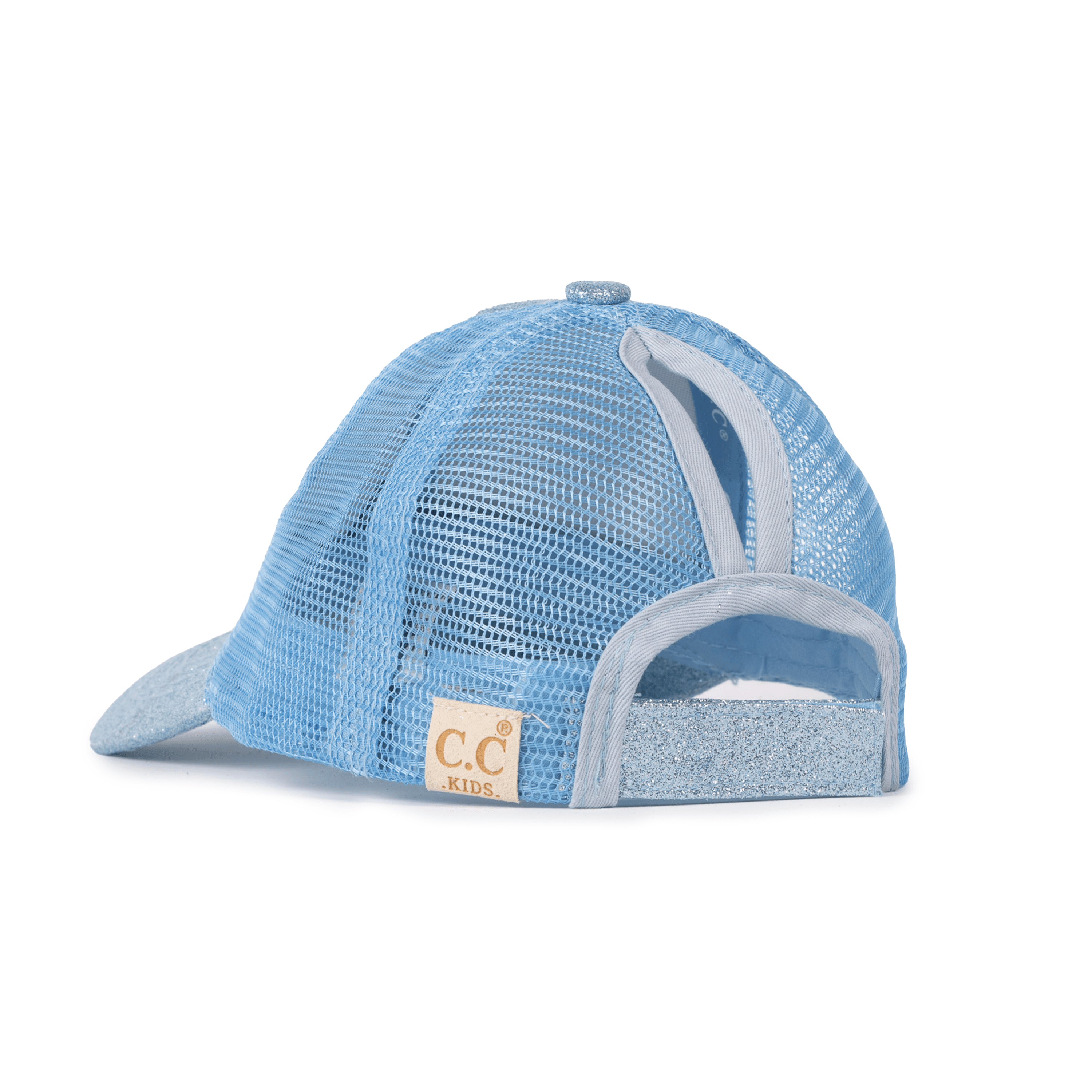 Kids' Glitter Ponytail Hat - Idaho Livin