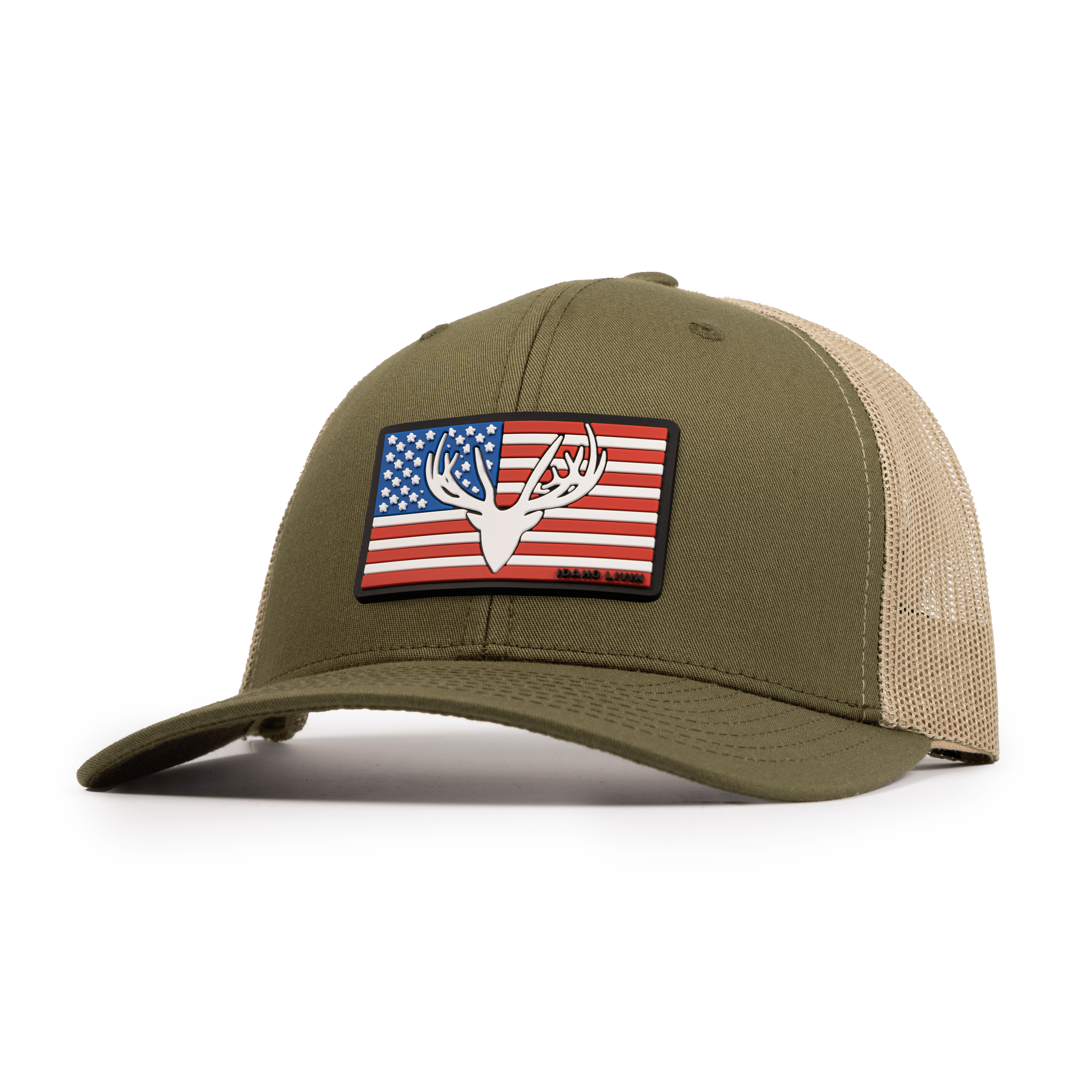 Elk Flag Classic Trucker Hat - Idaho Livin