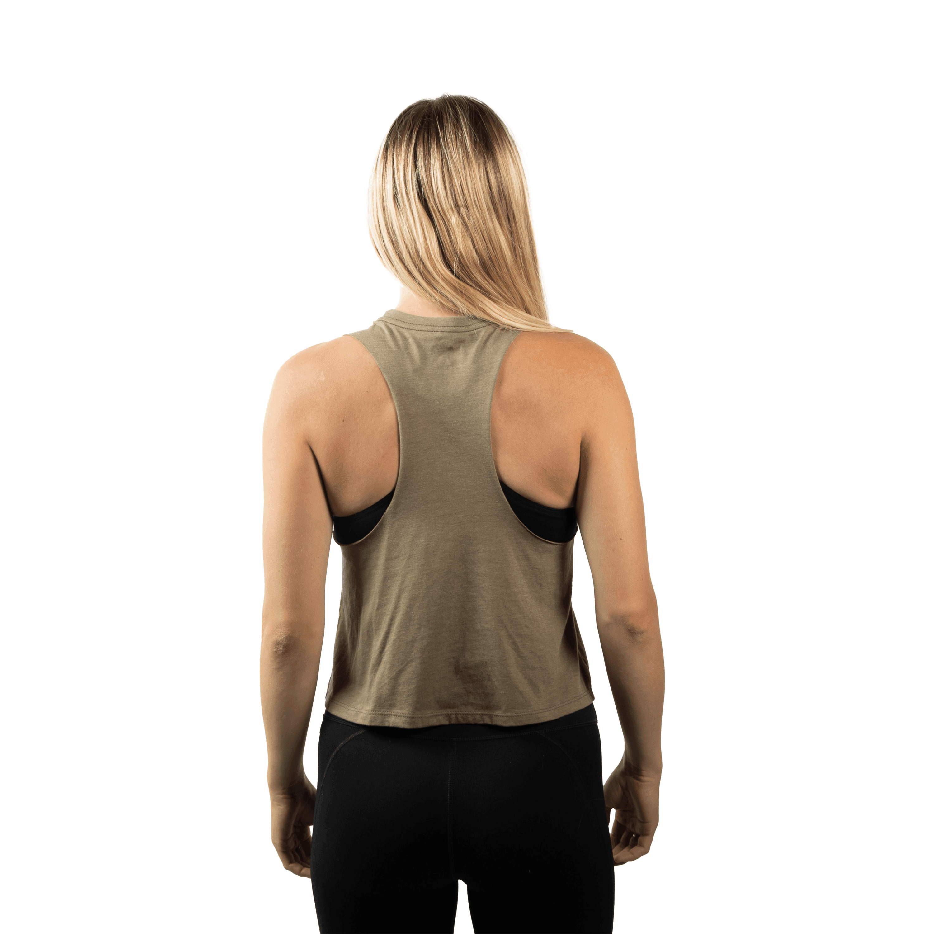 Women's OG cropped muscle tank - Idaho Livin