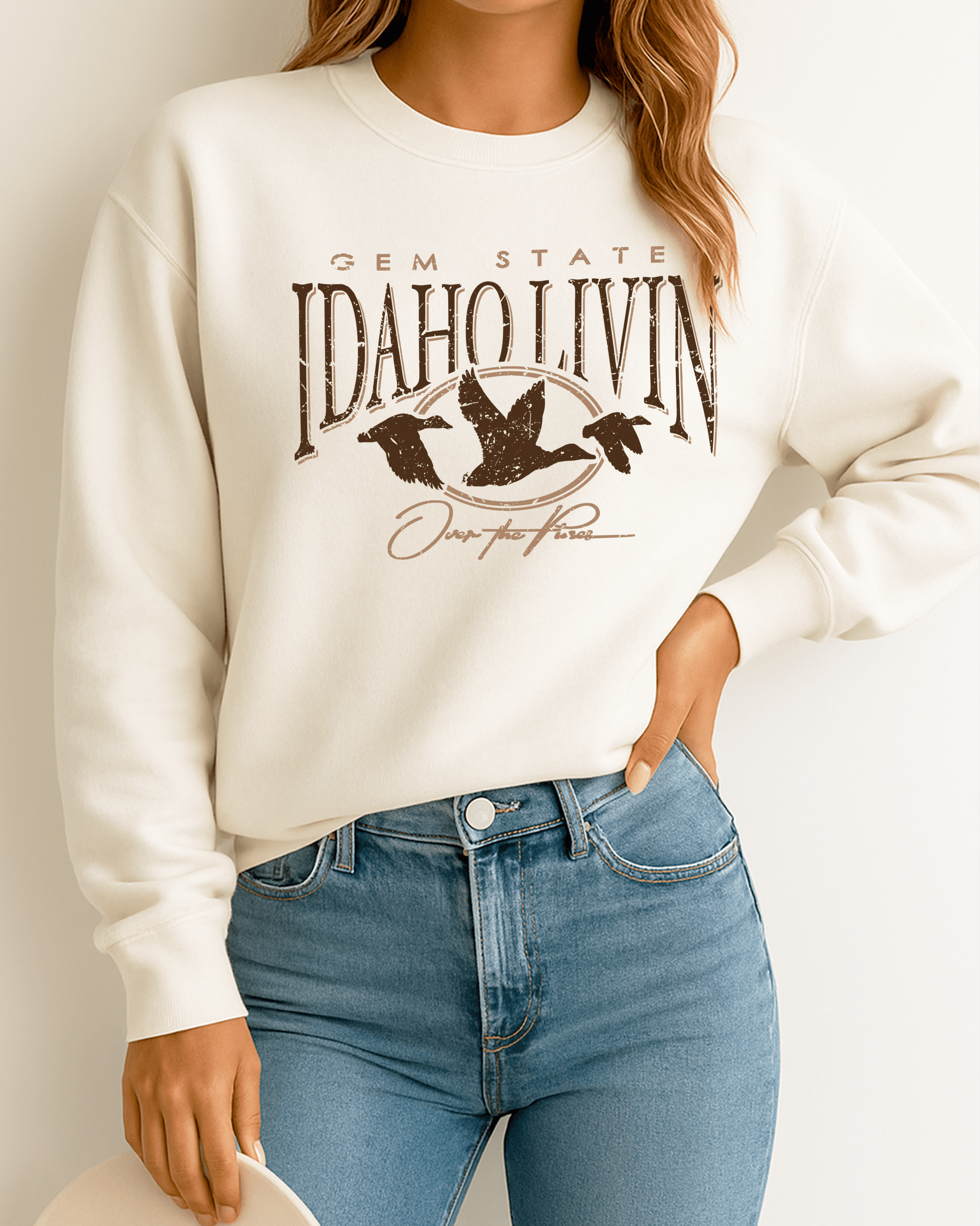Over The Pines Heavyweight Crewneck