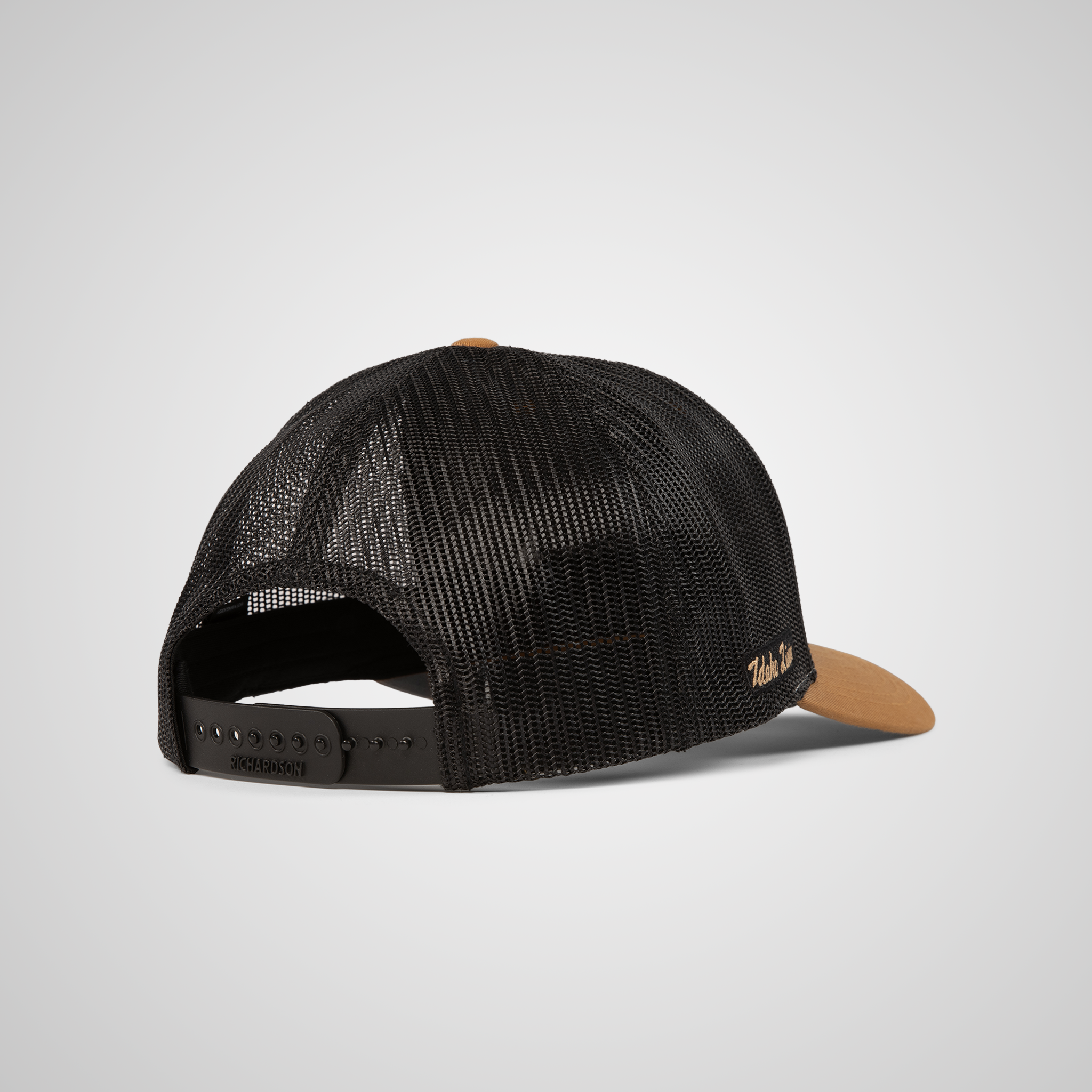 Low Profile Peak Trucker Hat | Carmel/Black