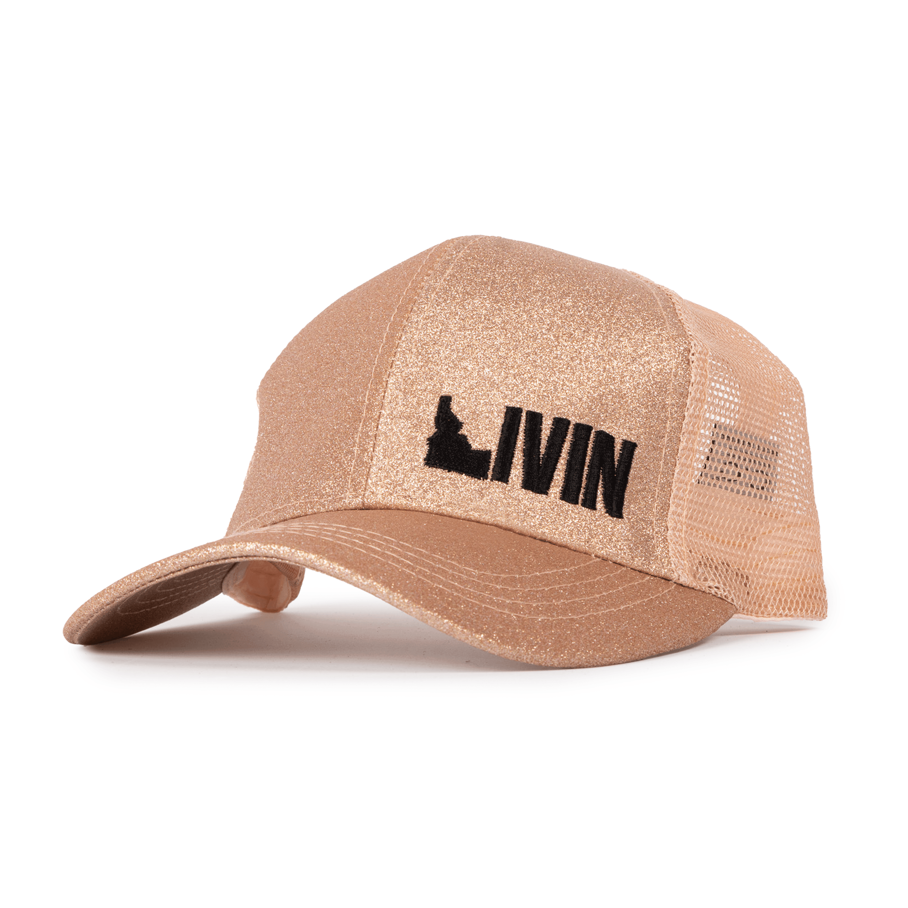 Kids' Glitter Ponytail Hat - Idaho Livin