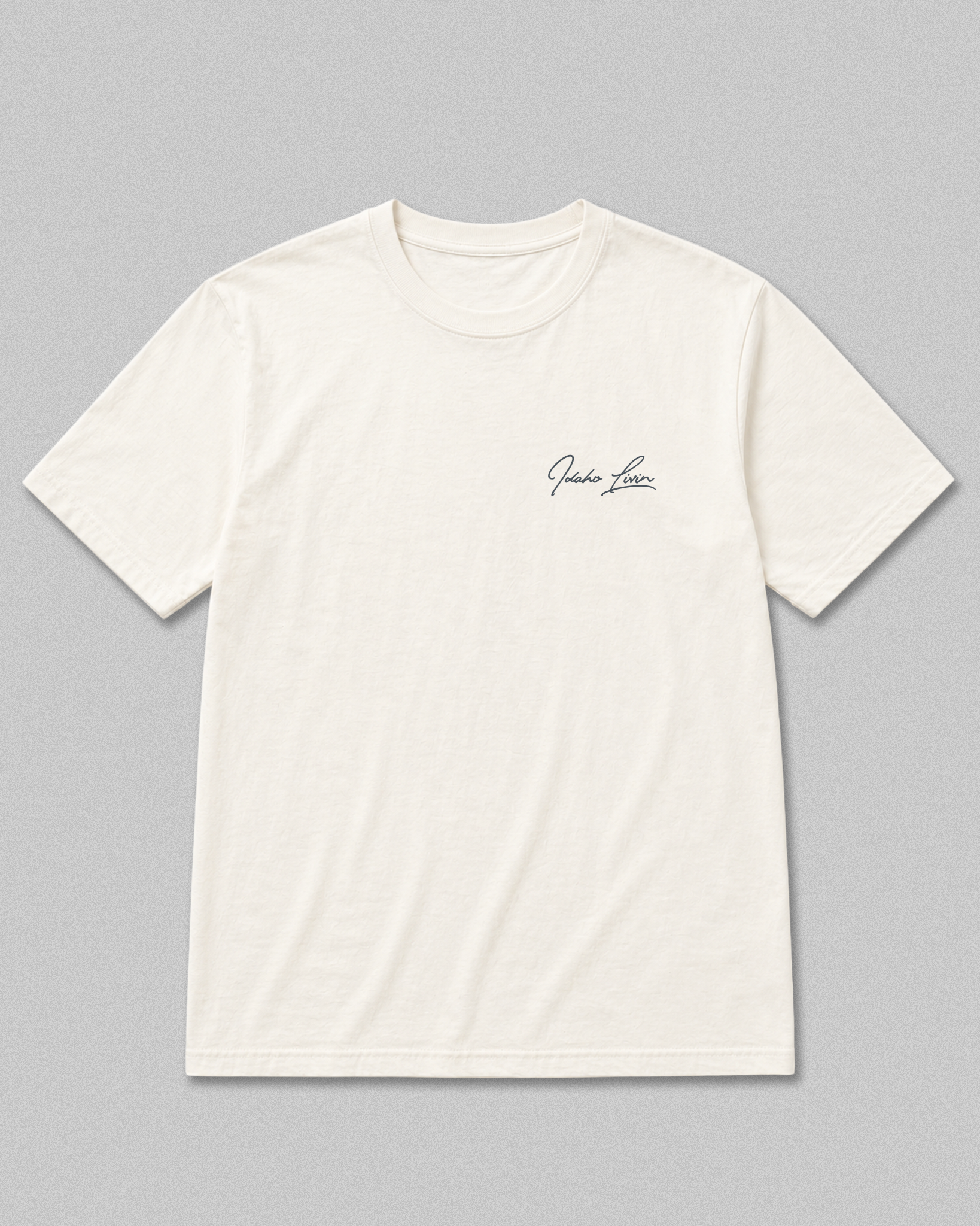 Sawtooth Heavyweight Washed Graphic Tee - Vintage White