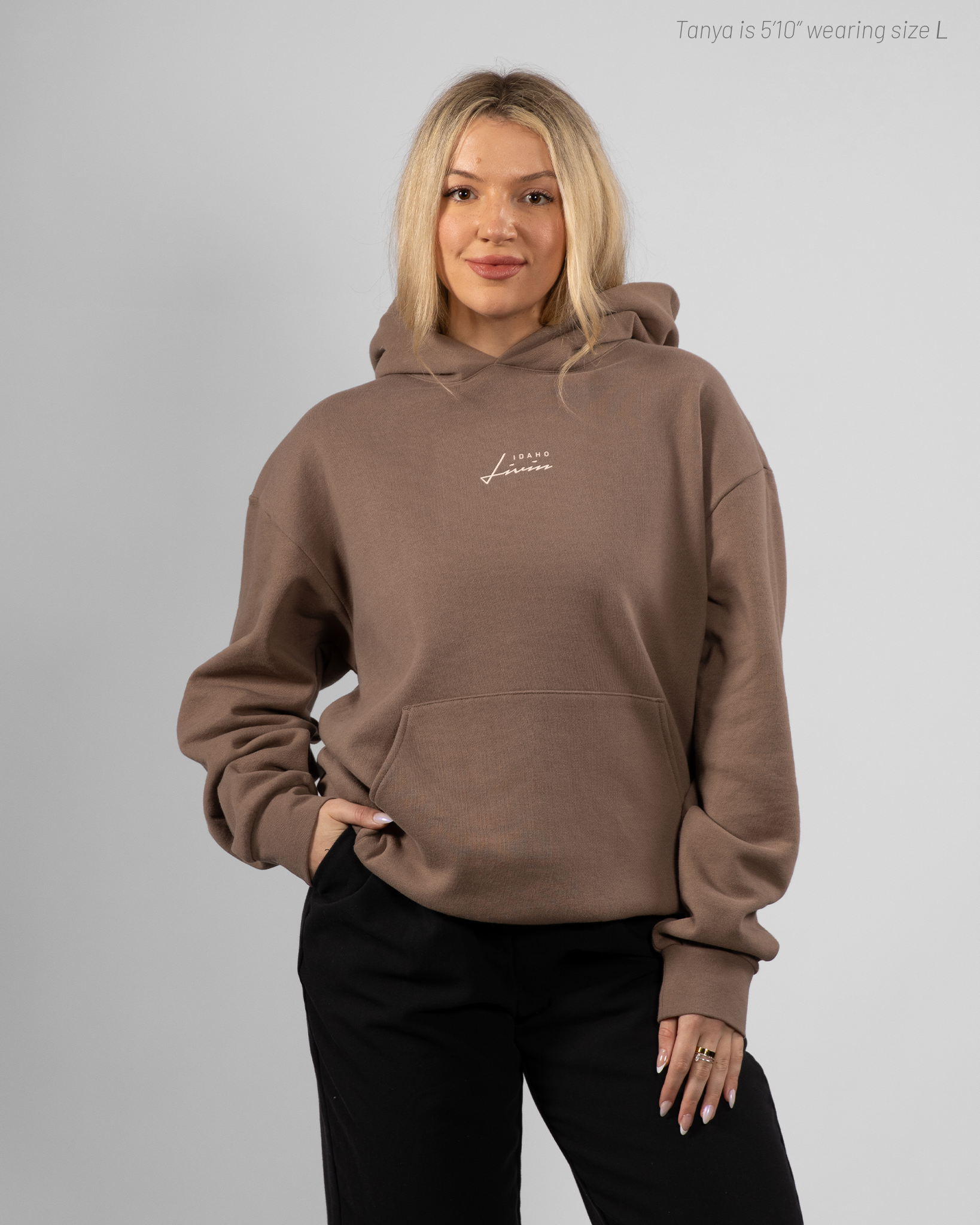 Avenue Branded Hoodie | Clay