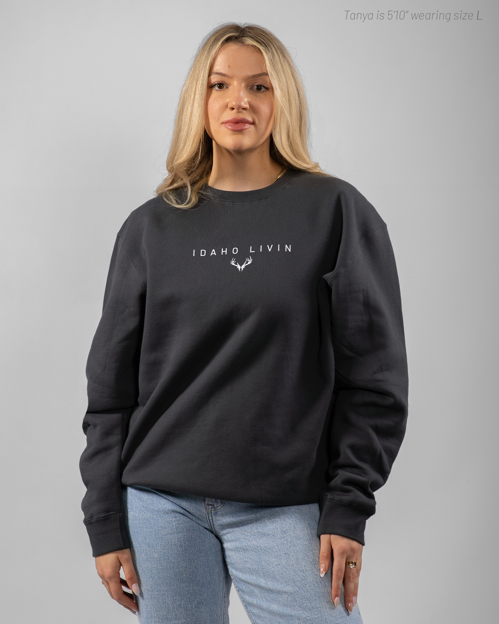 Branded Elk Heavyweight Crewneck | Charcoal