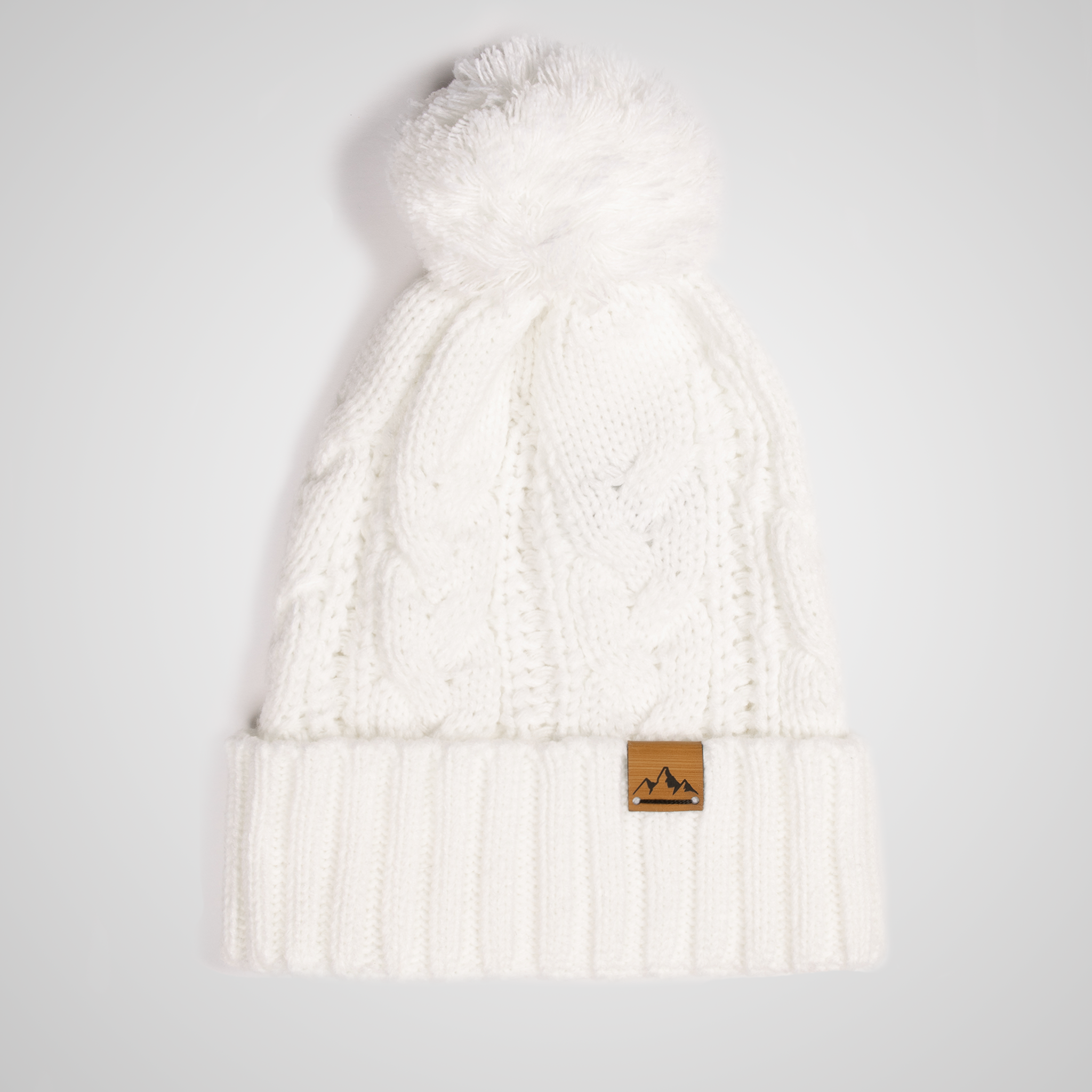 Women's Peak Pom Pom Beanie | White