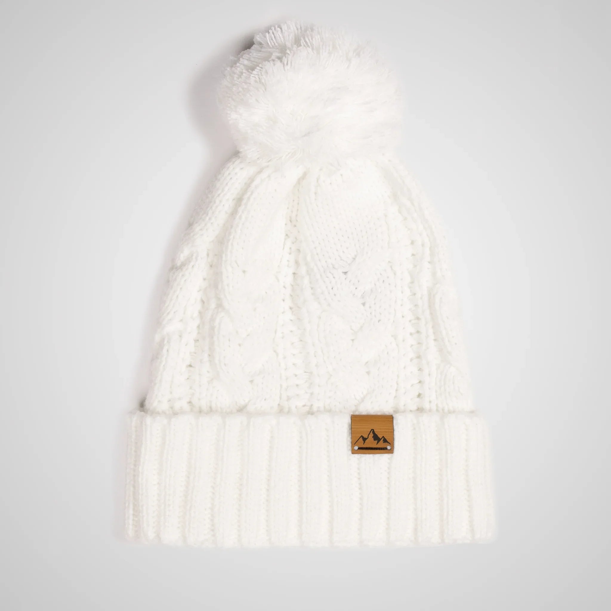 Women's Peak Pom Pom Beanie | White