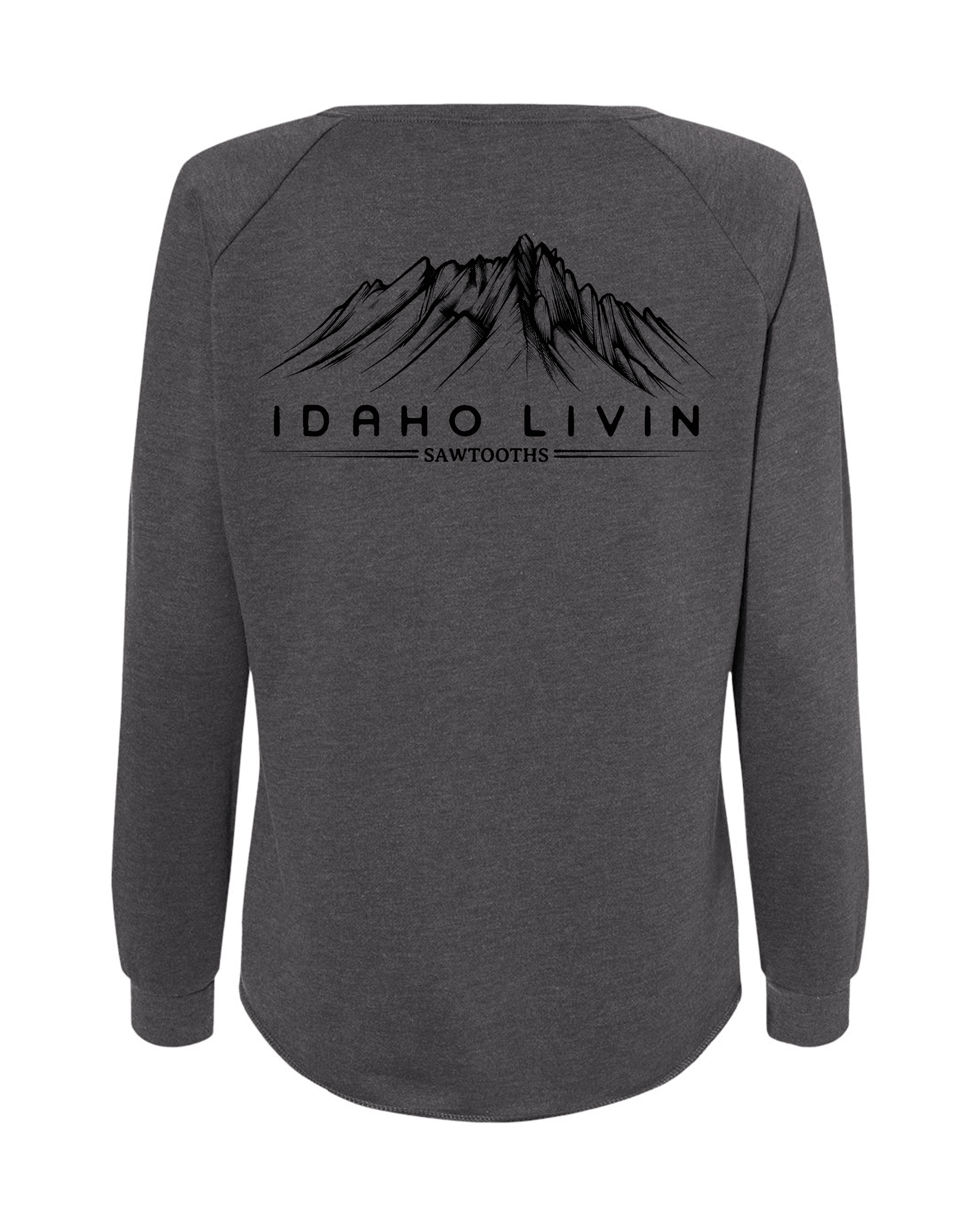 Womens Sawtooth Crewneck - Idaho Livin