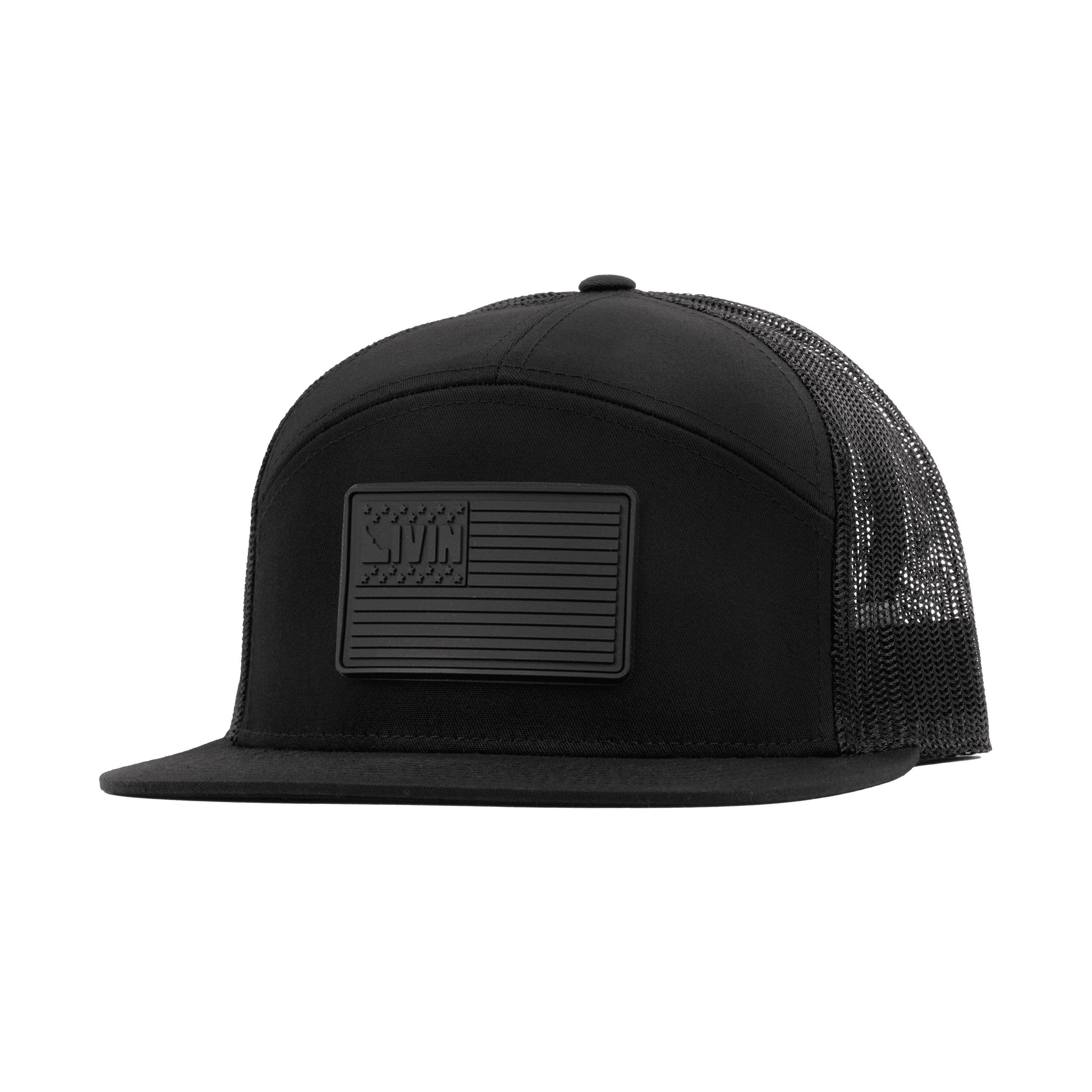 Stealth Flag 7 Panel Hat - Idaho Livin