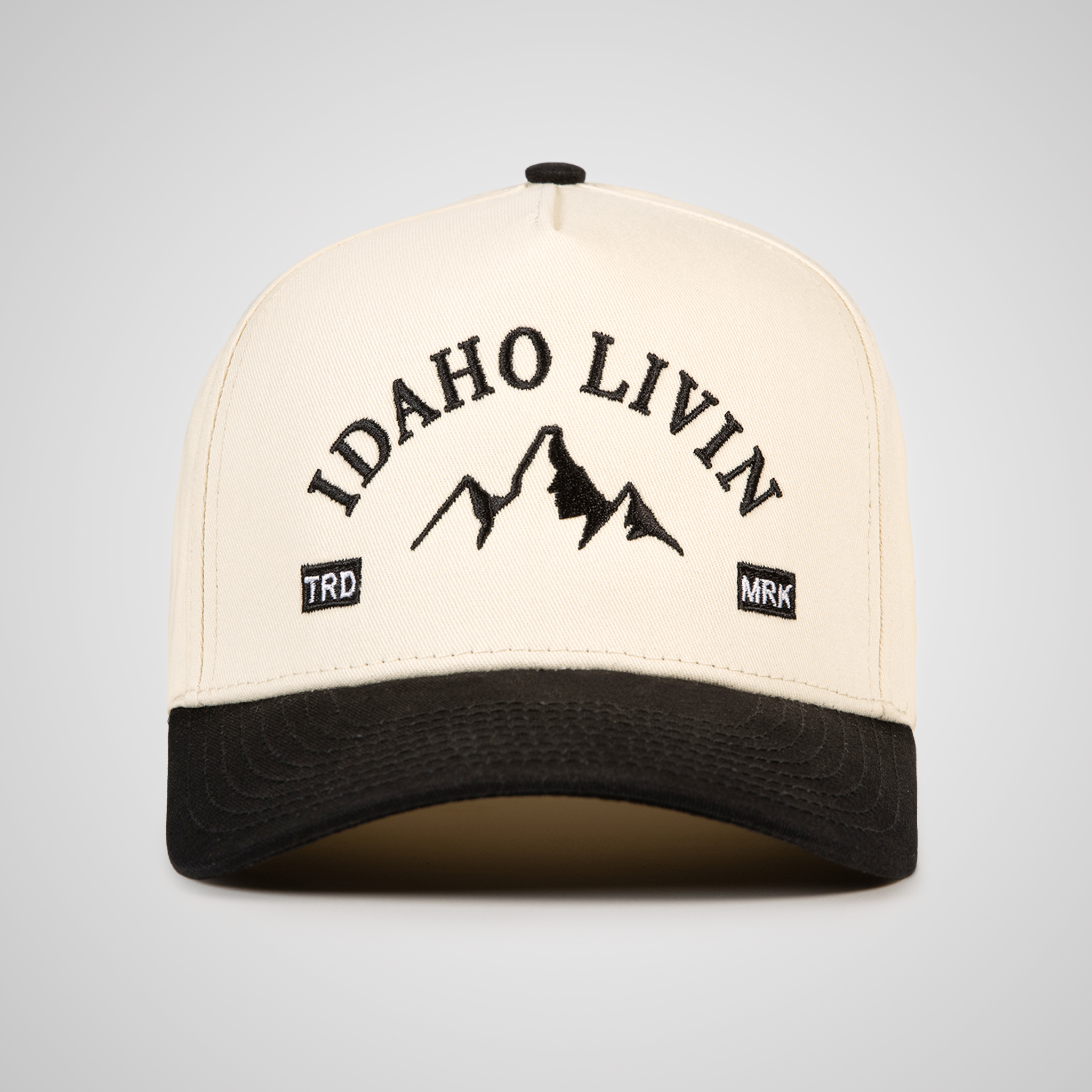 Mountain Peak Hat - Beige/Black