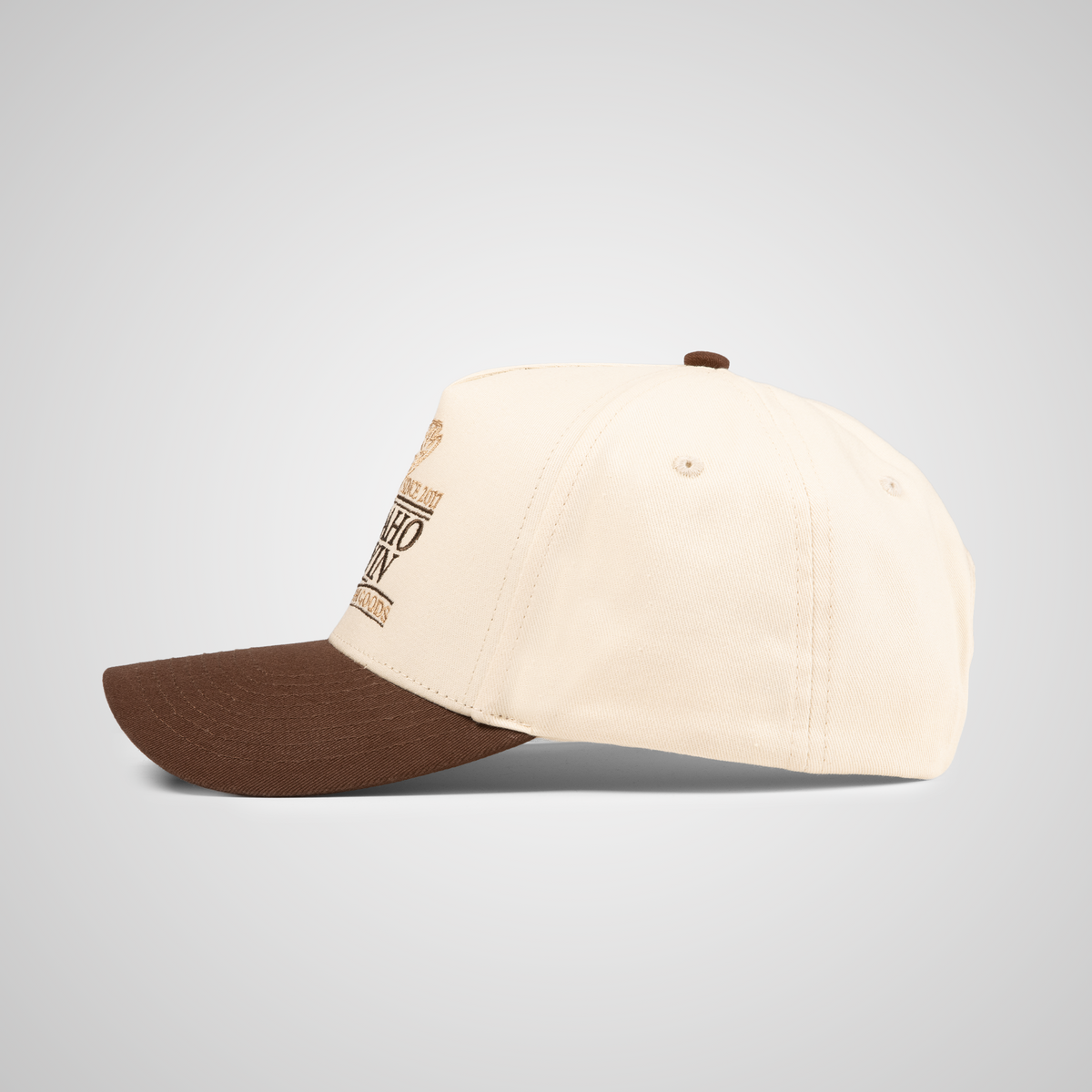 Fish Retro Hat | Beige/Brown