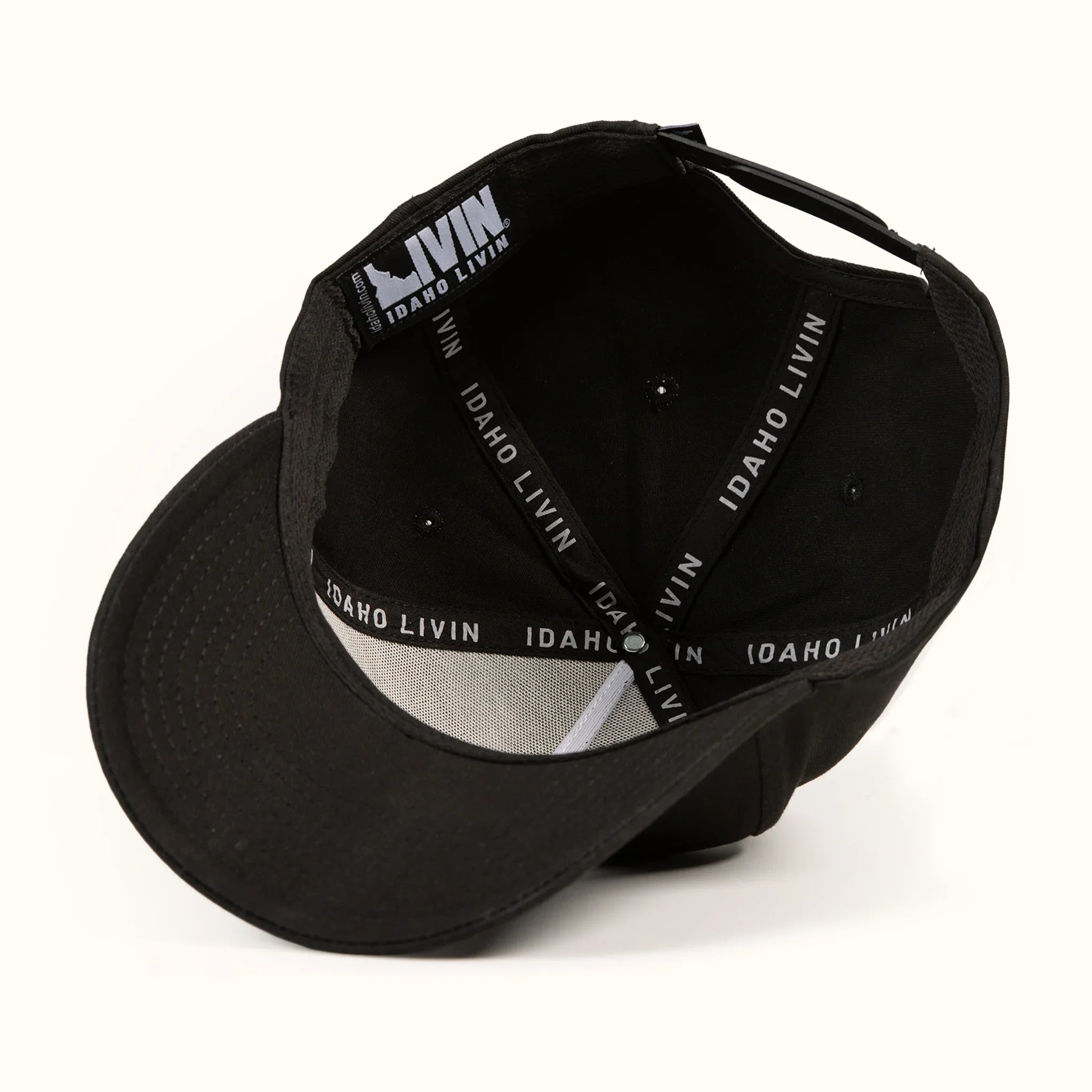 Upside Down Retro Hat - Black
