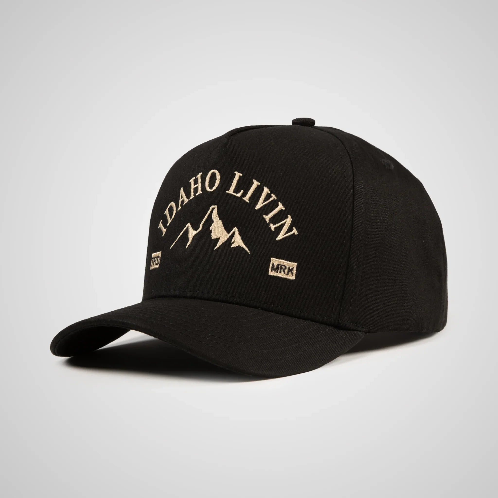 Mountain Peak Retro Hat | Black