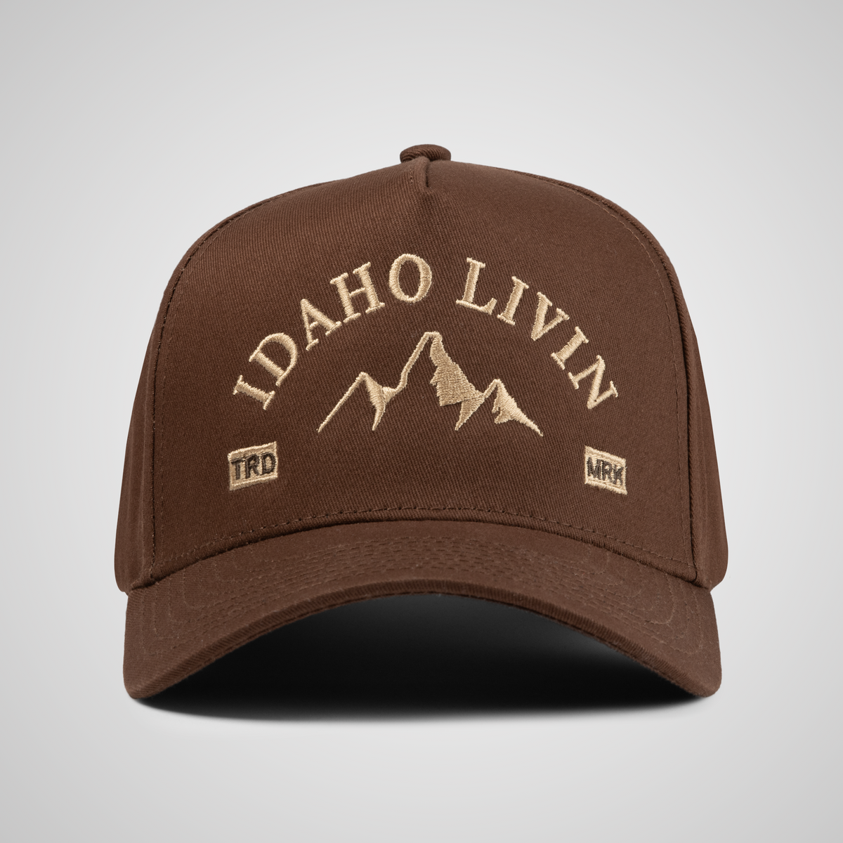 Peak Retro Hat | Dark Brown