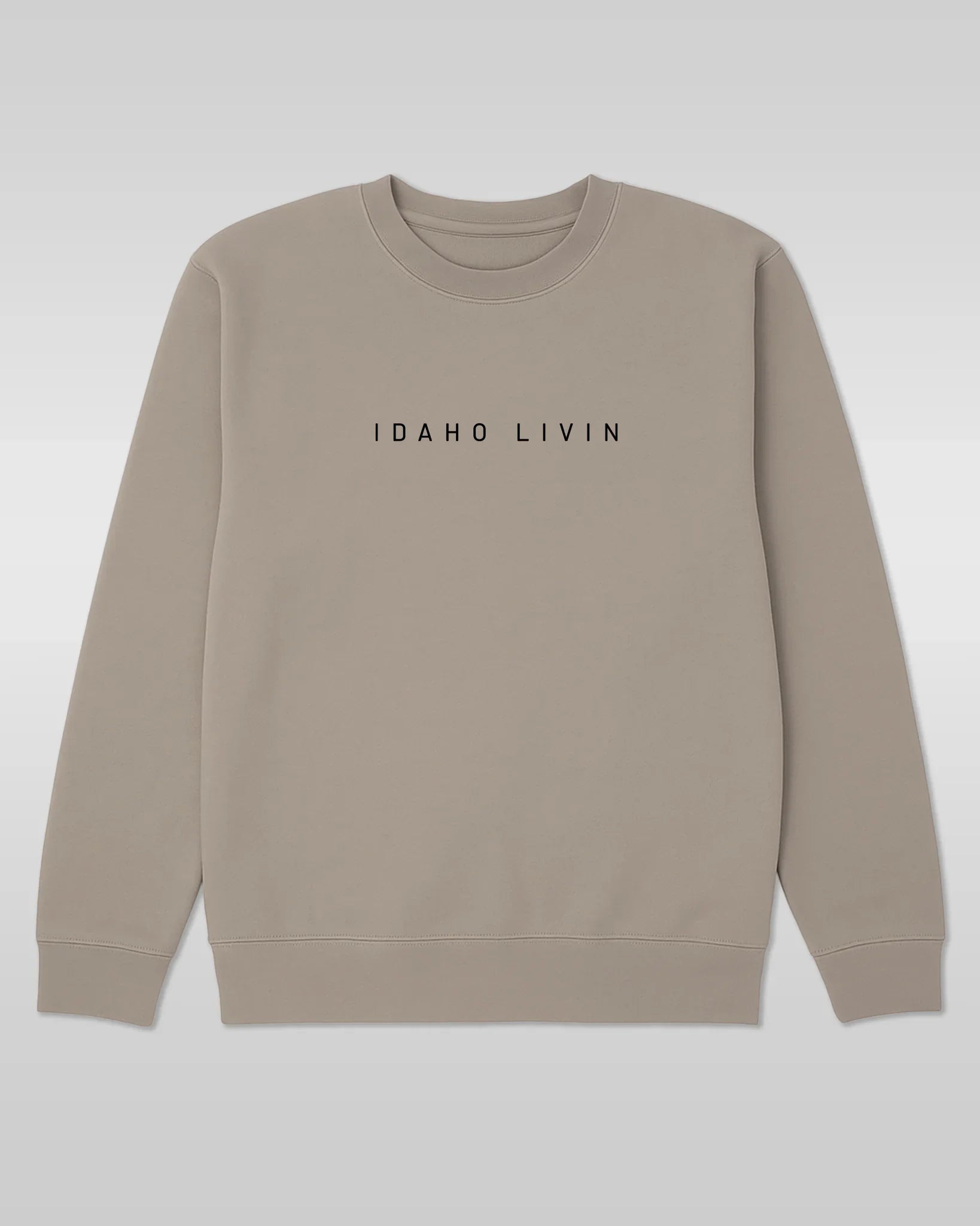 Branded Heavyweight Crewneck | Stone