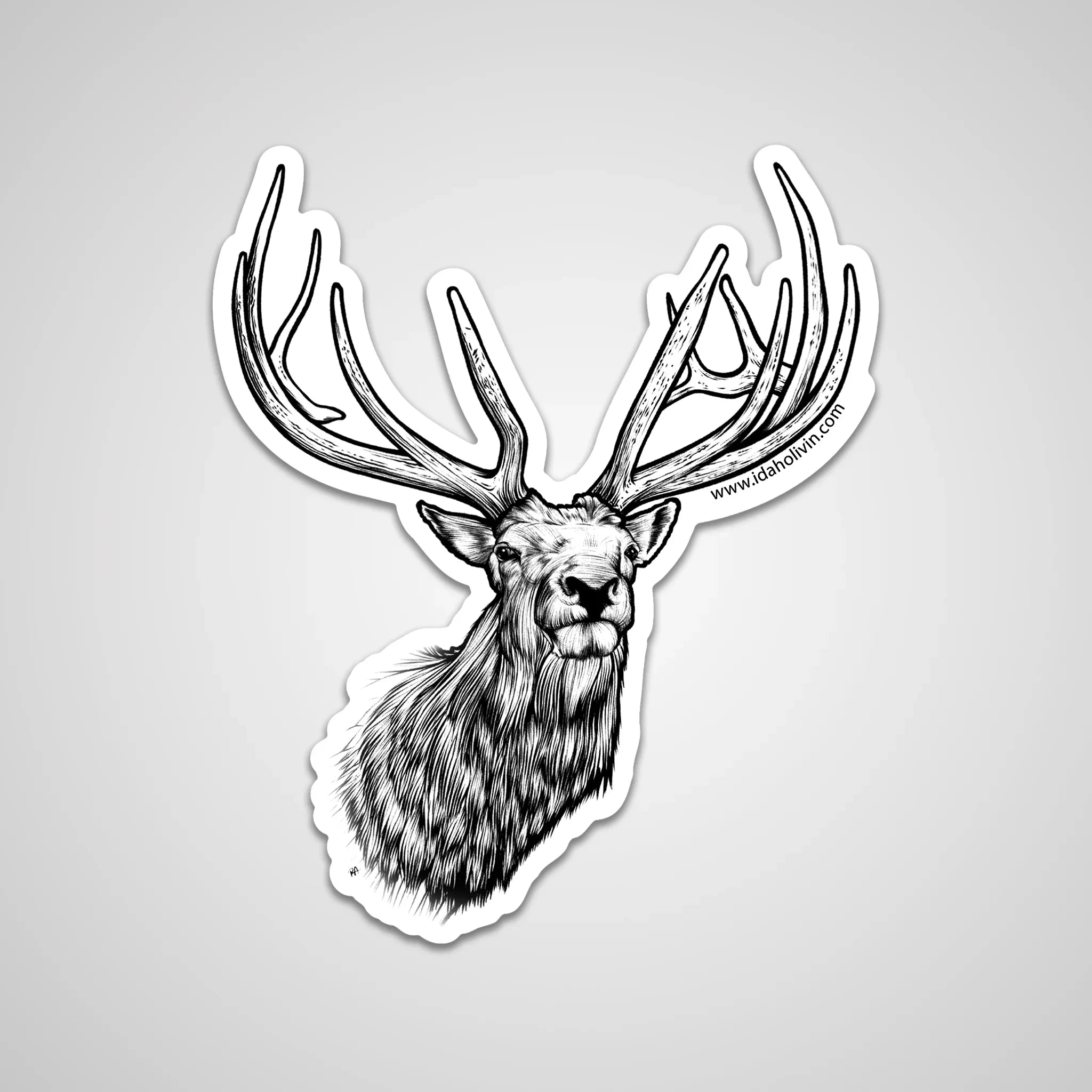 Elk Detail Sticker