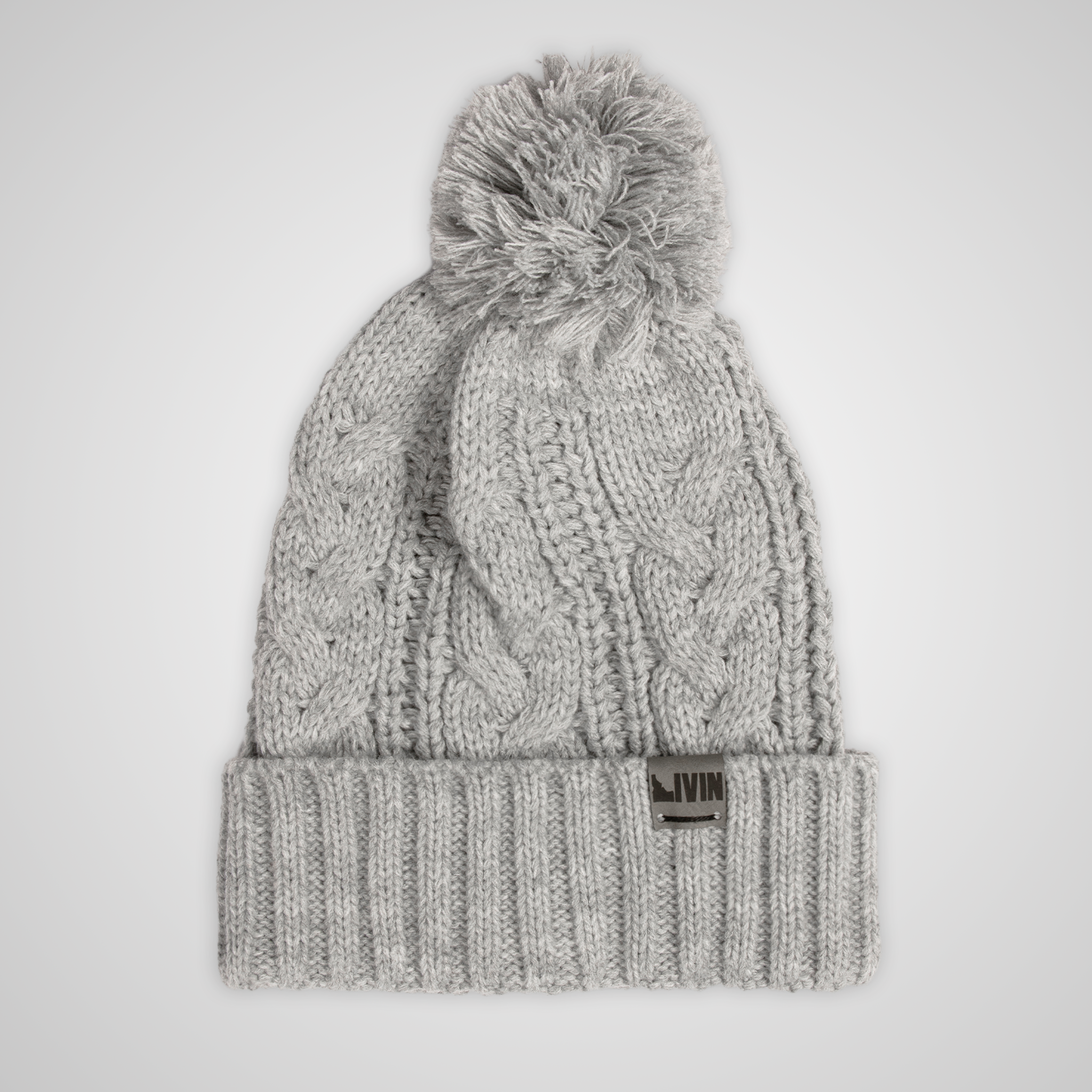 Women's Livin Pom Pom Beanie | Grey