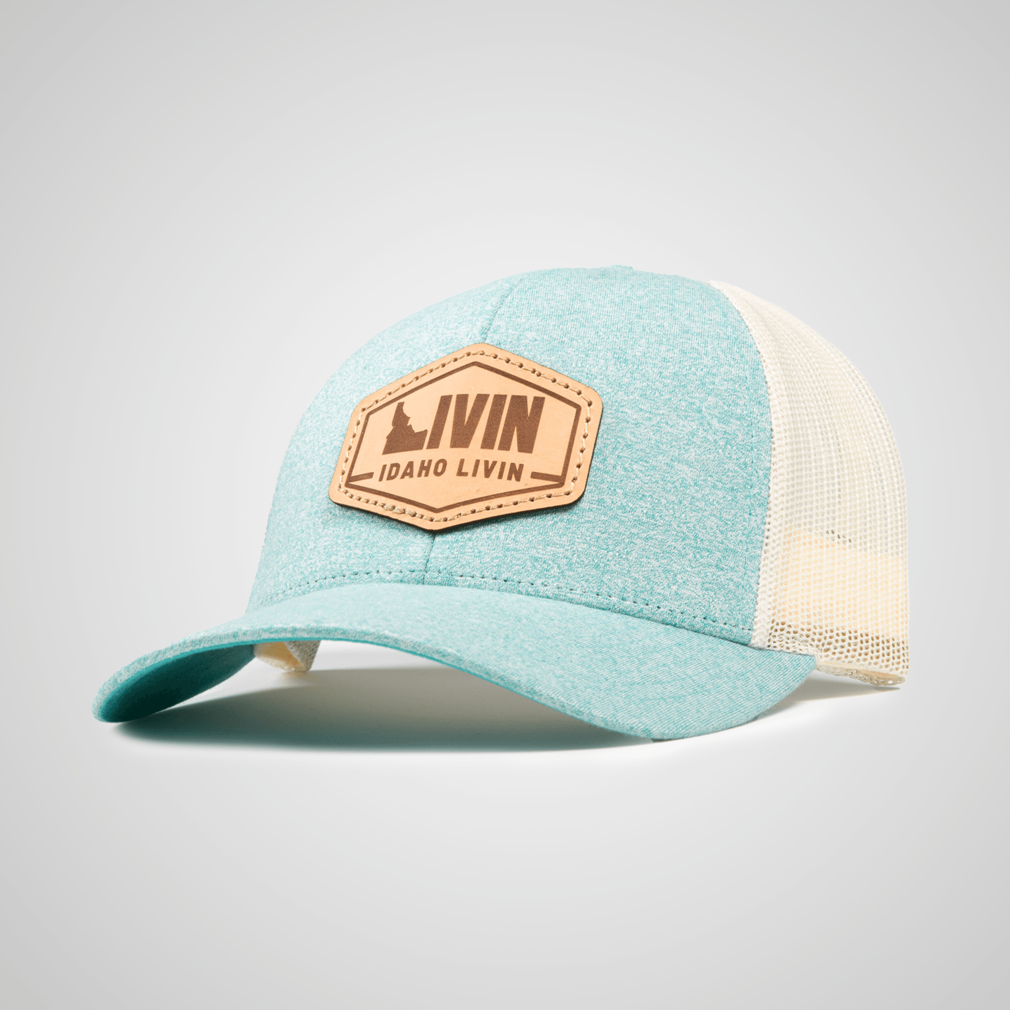 Low Profile Hexagon Leather Patch Hat