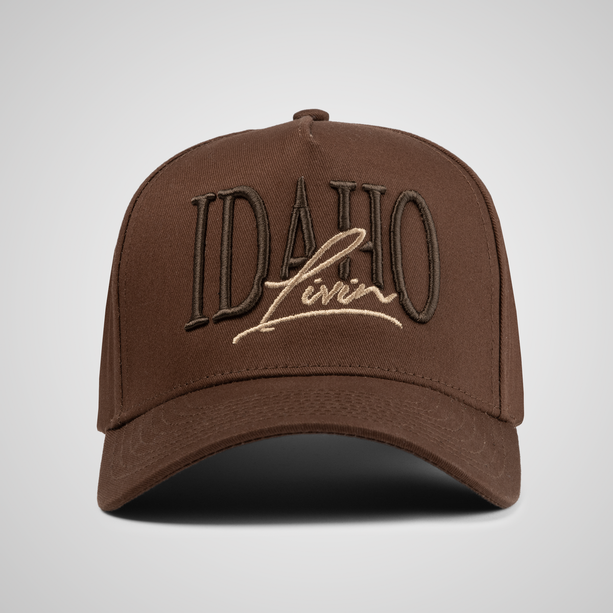 Idaho Script Retro Hat | Dark Brown