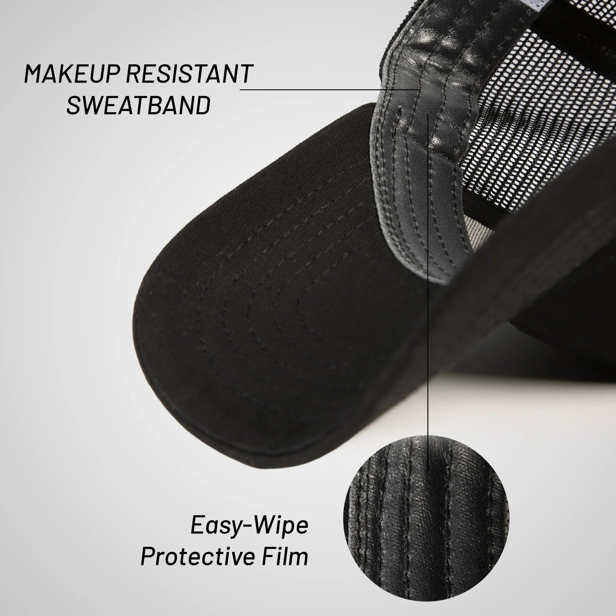 Structured Peak Ponytail Hat