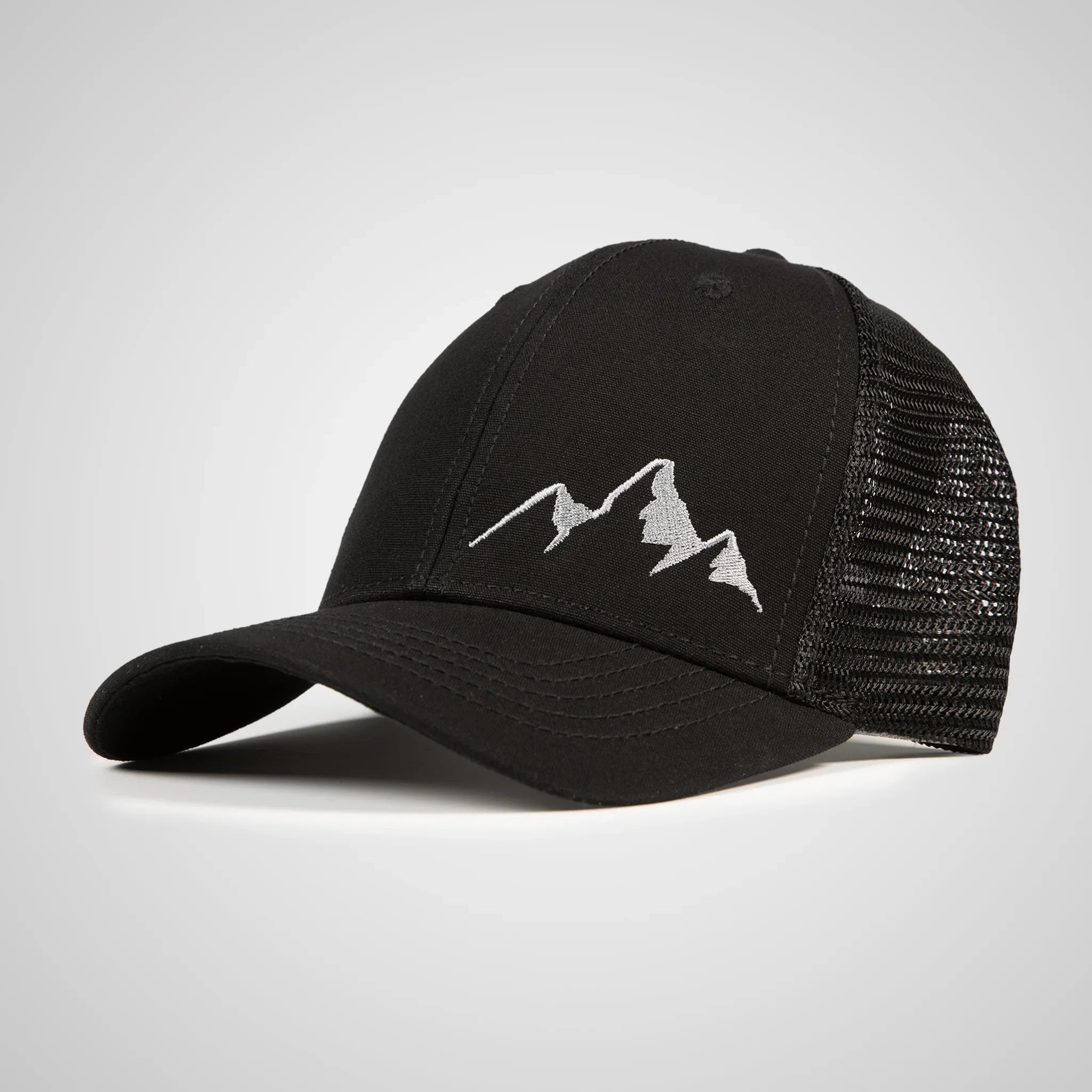 Structured Peak Ponytail Hat
