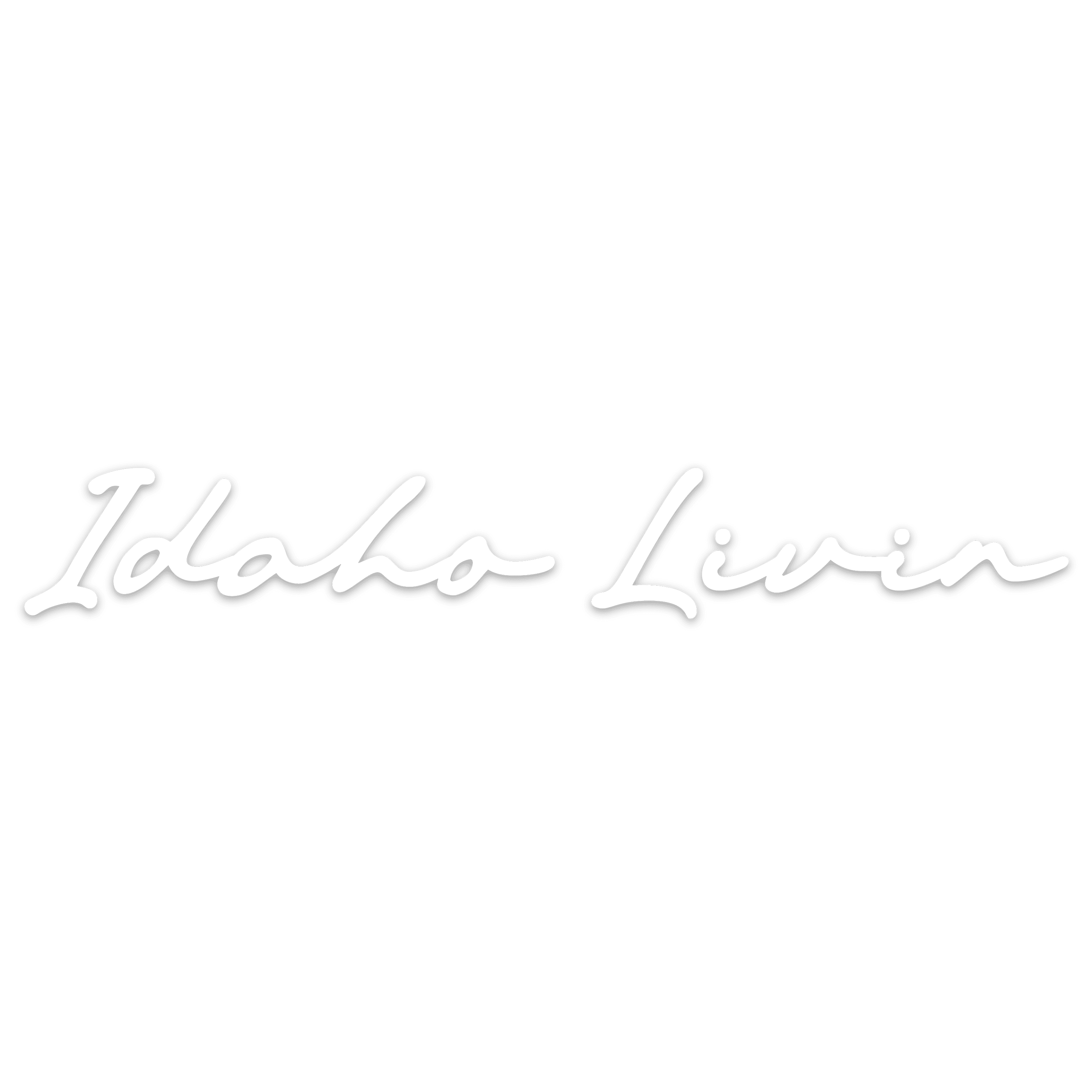 Idaho Livin Script Decal - Idaho Livin